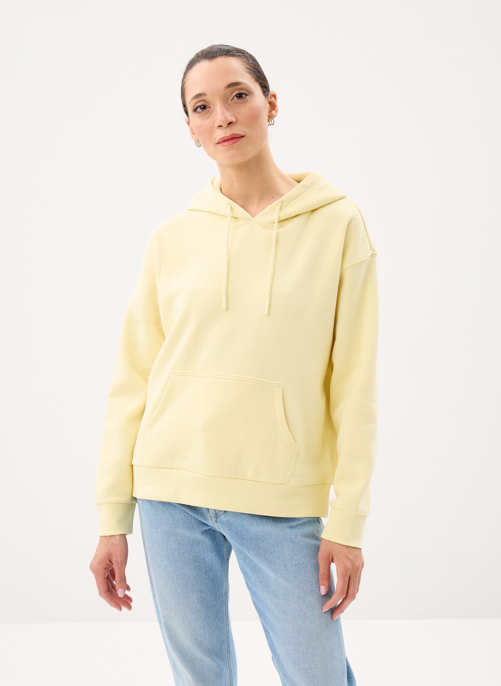 Sweats zippés MHOODIE sweatshirt femme jaune MADE BY Sweats zippés MHOODIE sweatshirt femme jaune PASTEL YELLOW
