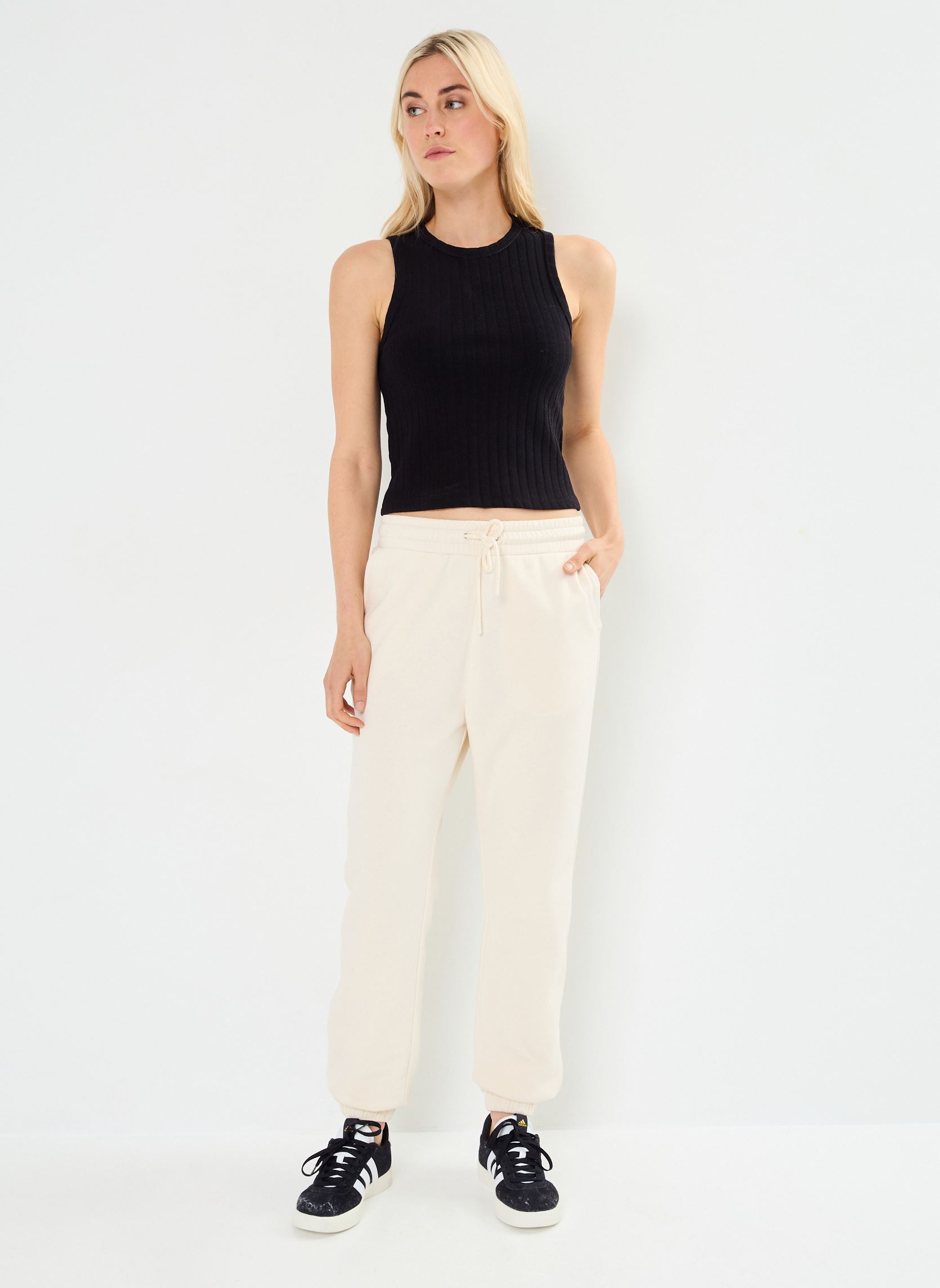 Bas de jogging PMOLLETON jogging femme beige MADE BY Bas de jogging PMOLLETON jogging femme beige BEIGE