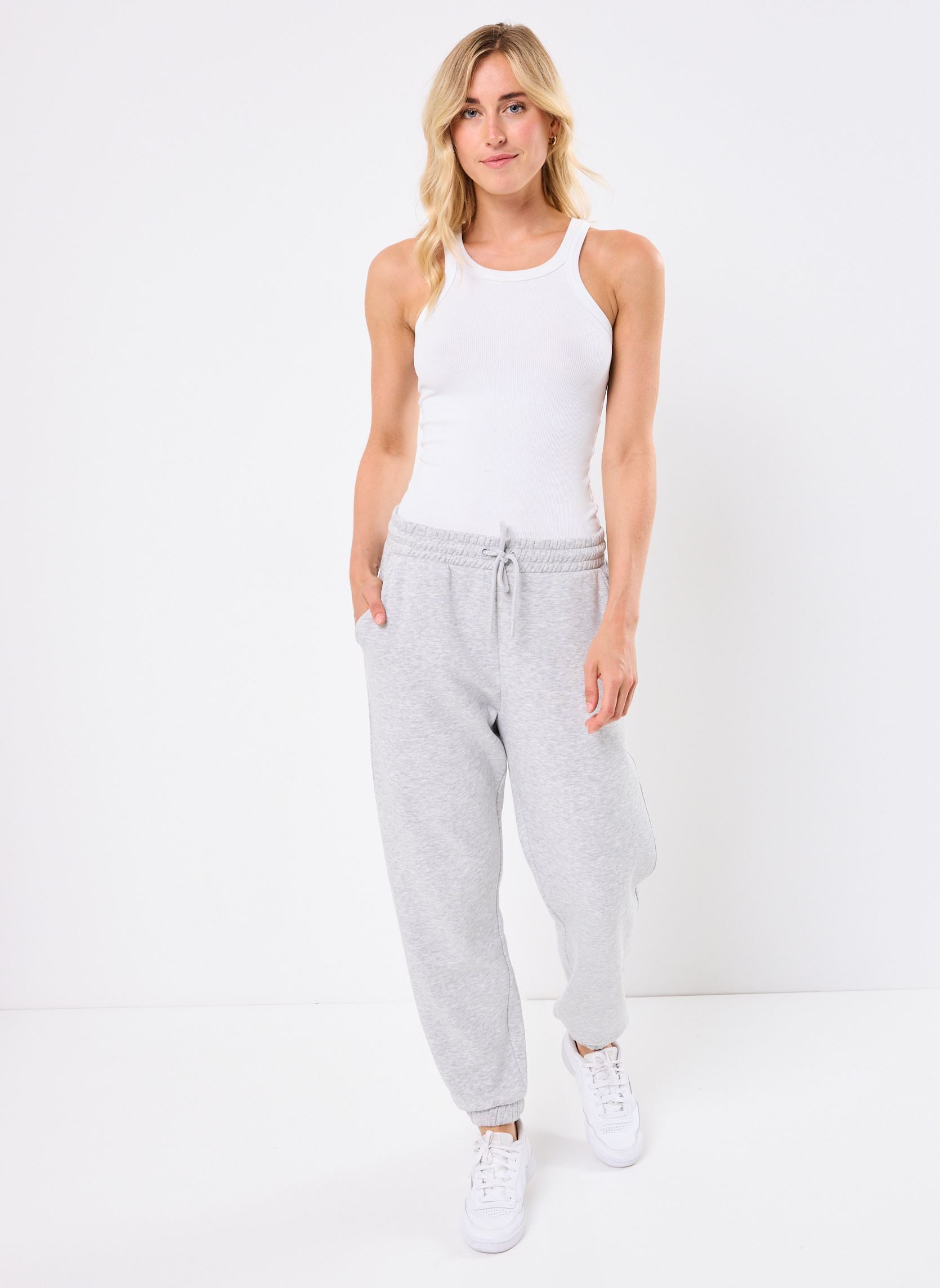 Bas de jogging PMOLLETON jogging femme gris MADE BY Bas de jogging PMOLLETON jogging femme gris GRIS CLAIR