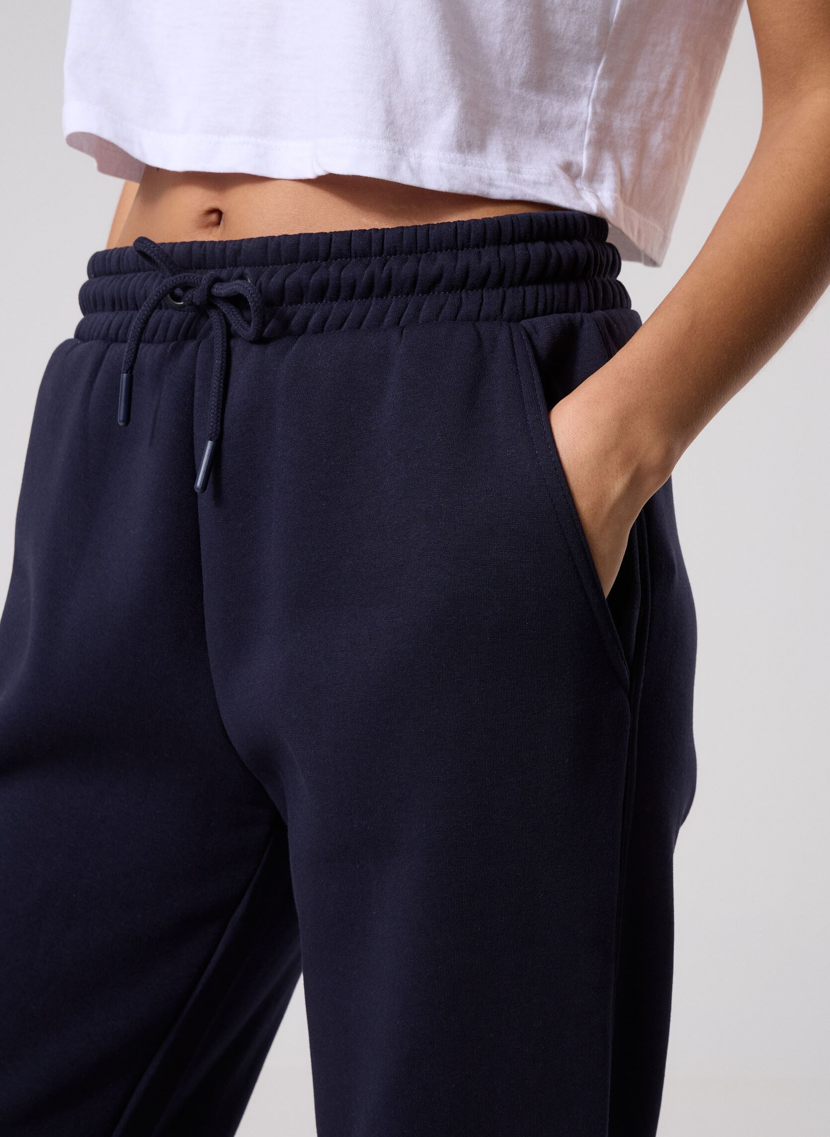 Trainingsbroeken PMOLLETON jogging dames blauw MADE BY Trainingsbroeken PMOLLETON jogging dames blauw NIGHT SKY