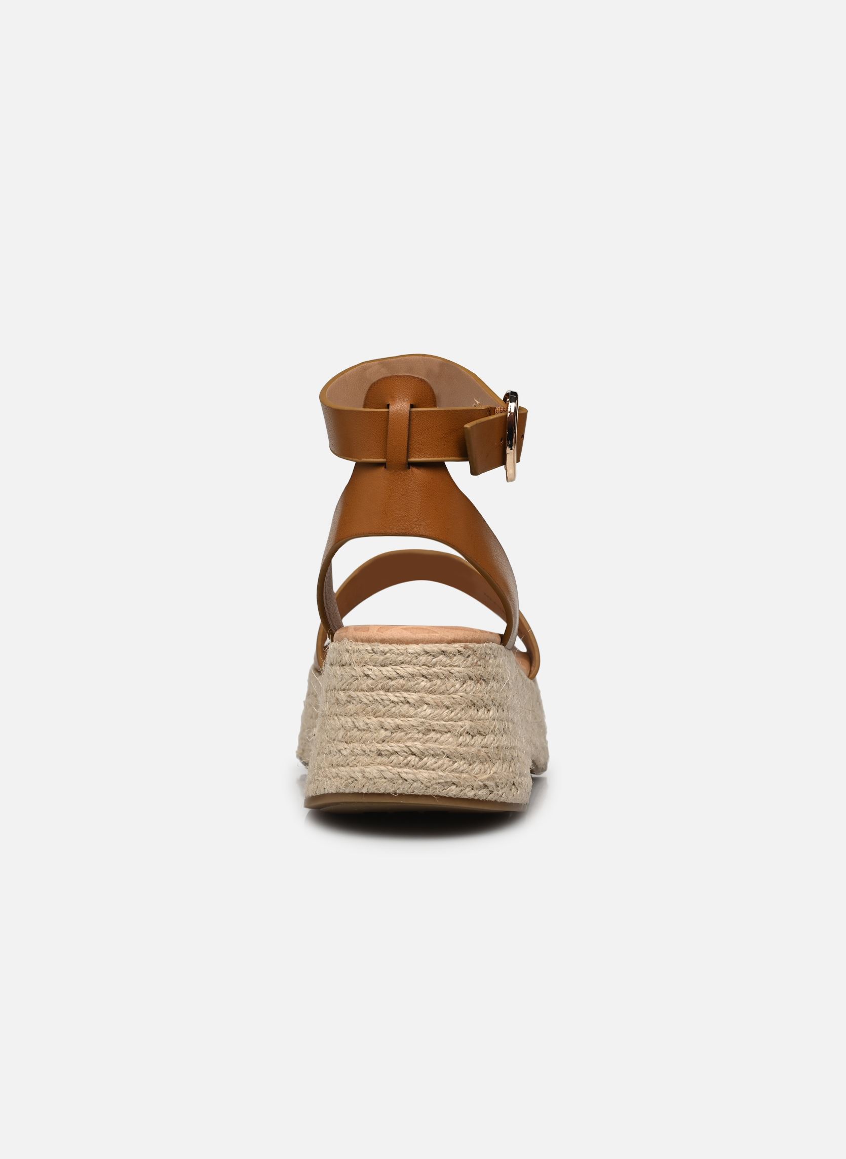 Sandales compensées et plateformes GIORGIA 51729 femme marron MTNG Sandales compensées et plateformes GIORGIA 51729 femme marron WORLD CUERO