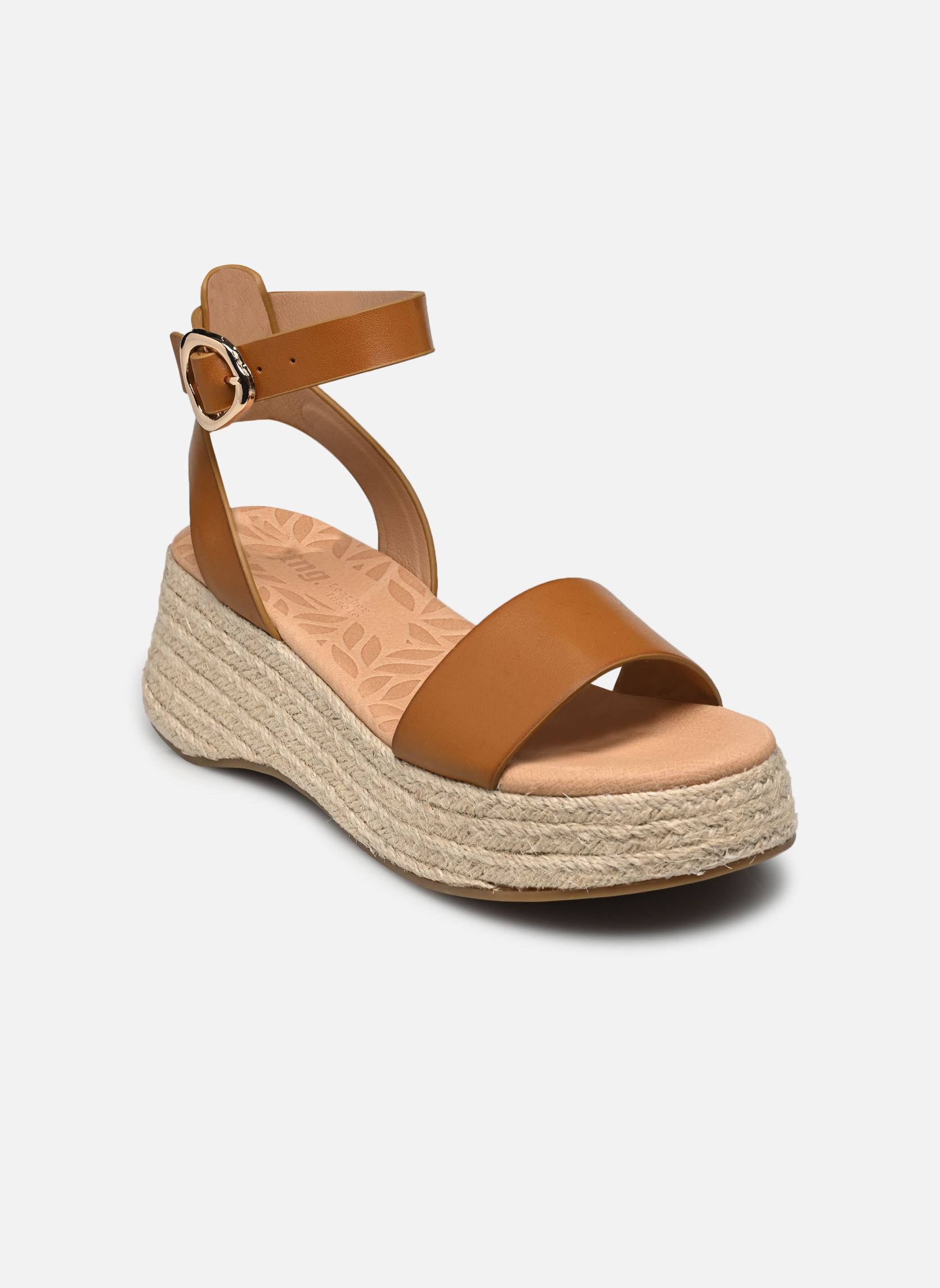 Sandales compensées et plateformes GIORGIA 51729 femme marron MTNG Sandales compensées et plateformes GIORGIA 51729 femme marron WORLD CUERO