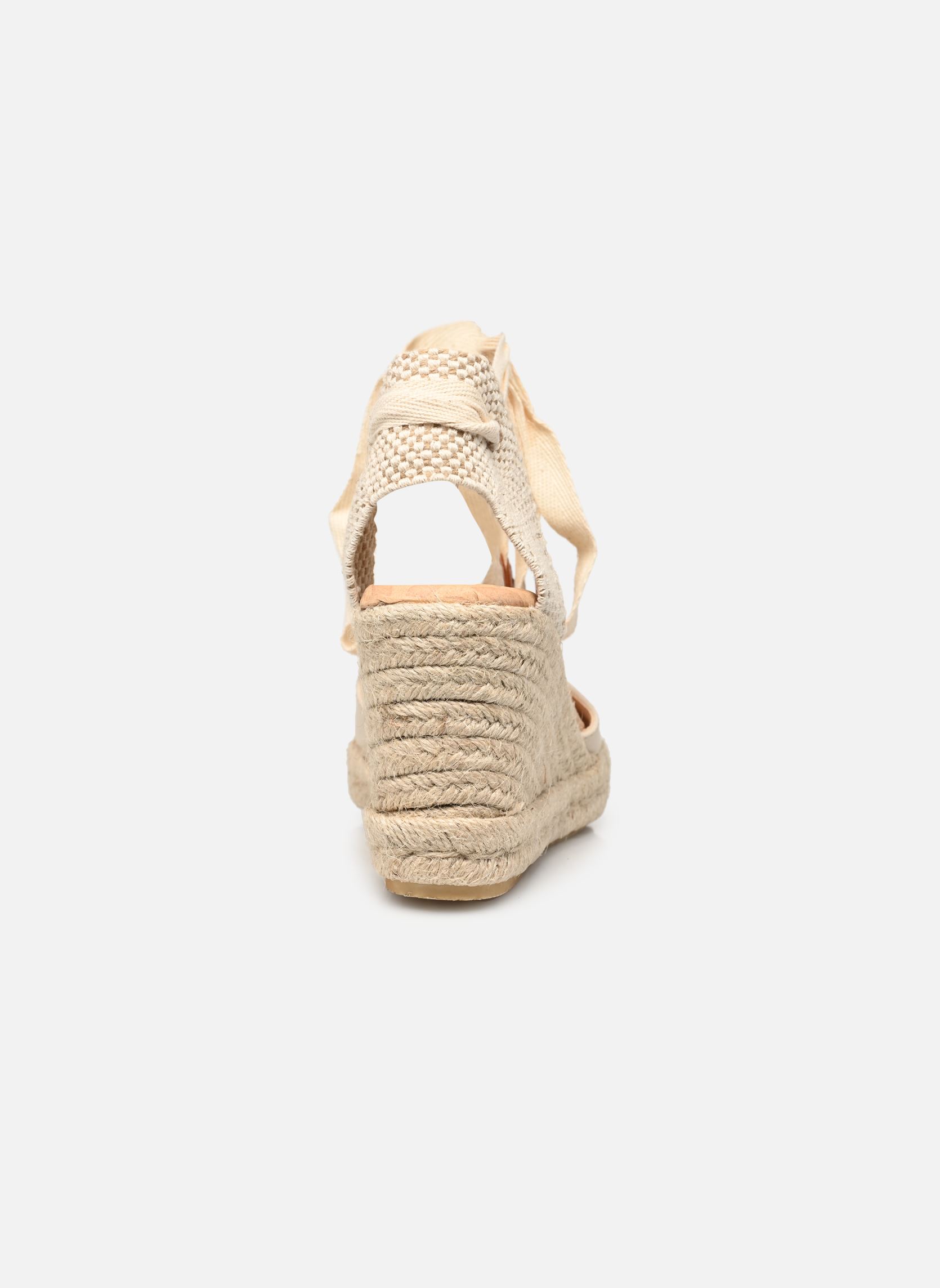 Sandales compensées et plateformes LOUISA 51995 femme beige MTNG Sandales compensées et plateformes LOUISA 51995 femme beige RF TEX BLANCO ROTO