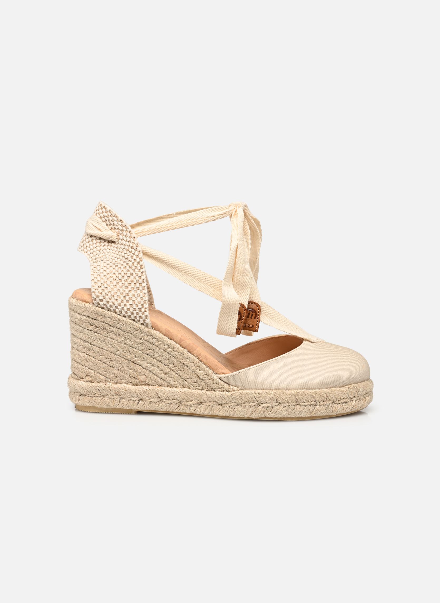 Sandales compensées et plateformes LOUISA 51995 femme beige MTNG Sandales compensées et plateformes LOUISA 51995 femme beige RF TEX BLANCO ROTO