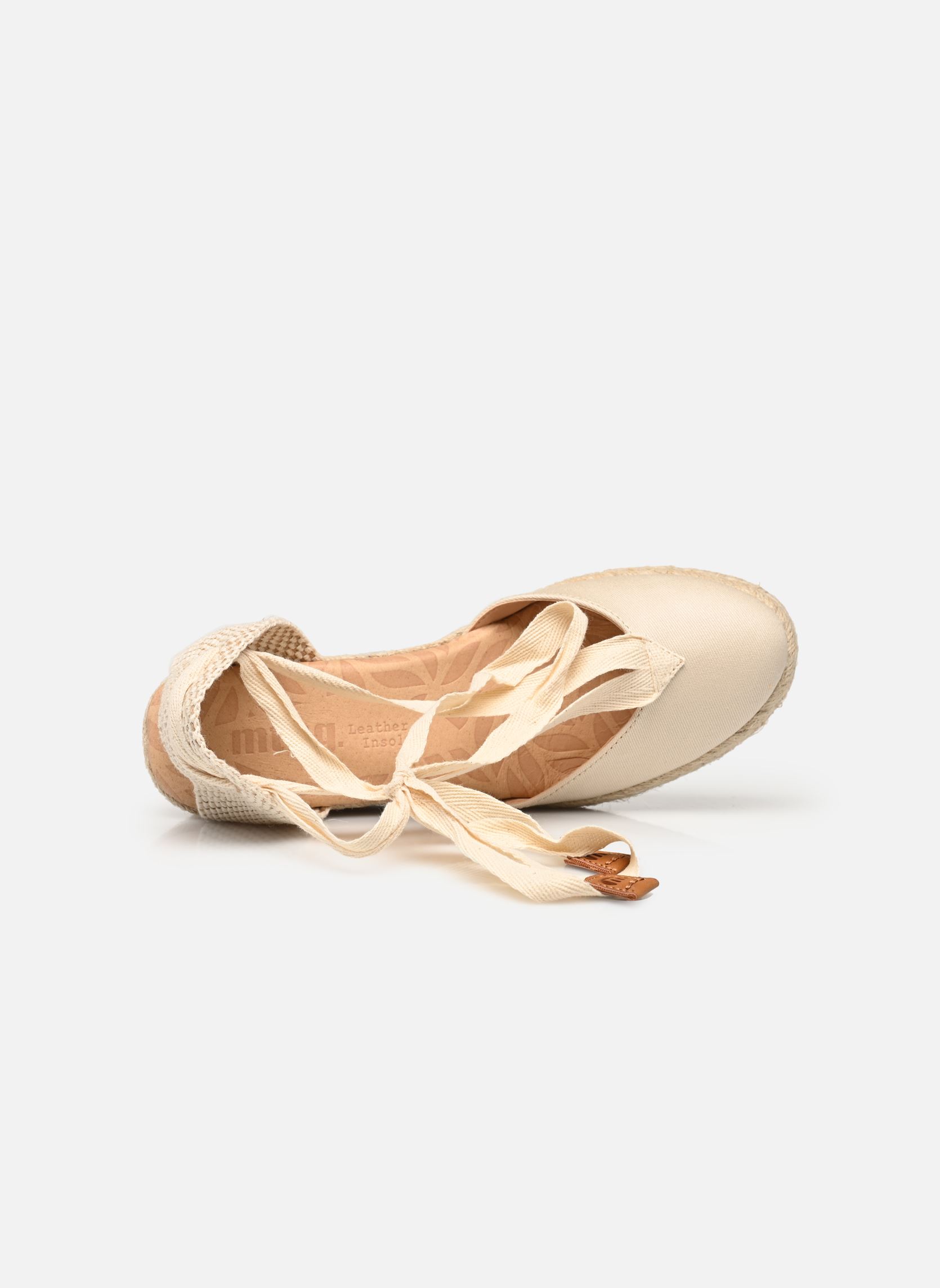 Sandales compensées et plateformes LOUISA 51995 femme beige MTNG Sandales compensées et plateformes LOUISA 51995 femme beige RF TEX BLANCO ROTO