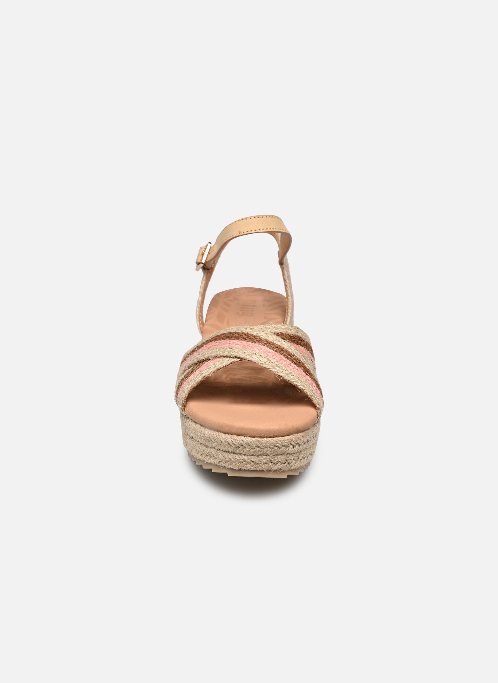 Keil- und Plateausandalen LITA 59553 damen mehrfarbig MTNG Keil- und Plateausandalen LITA 59553 damen mehrfarbig YUTE NATURAL / MAQUILLAJE / NU