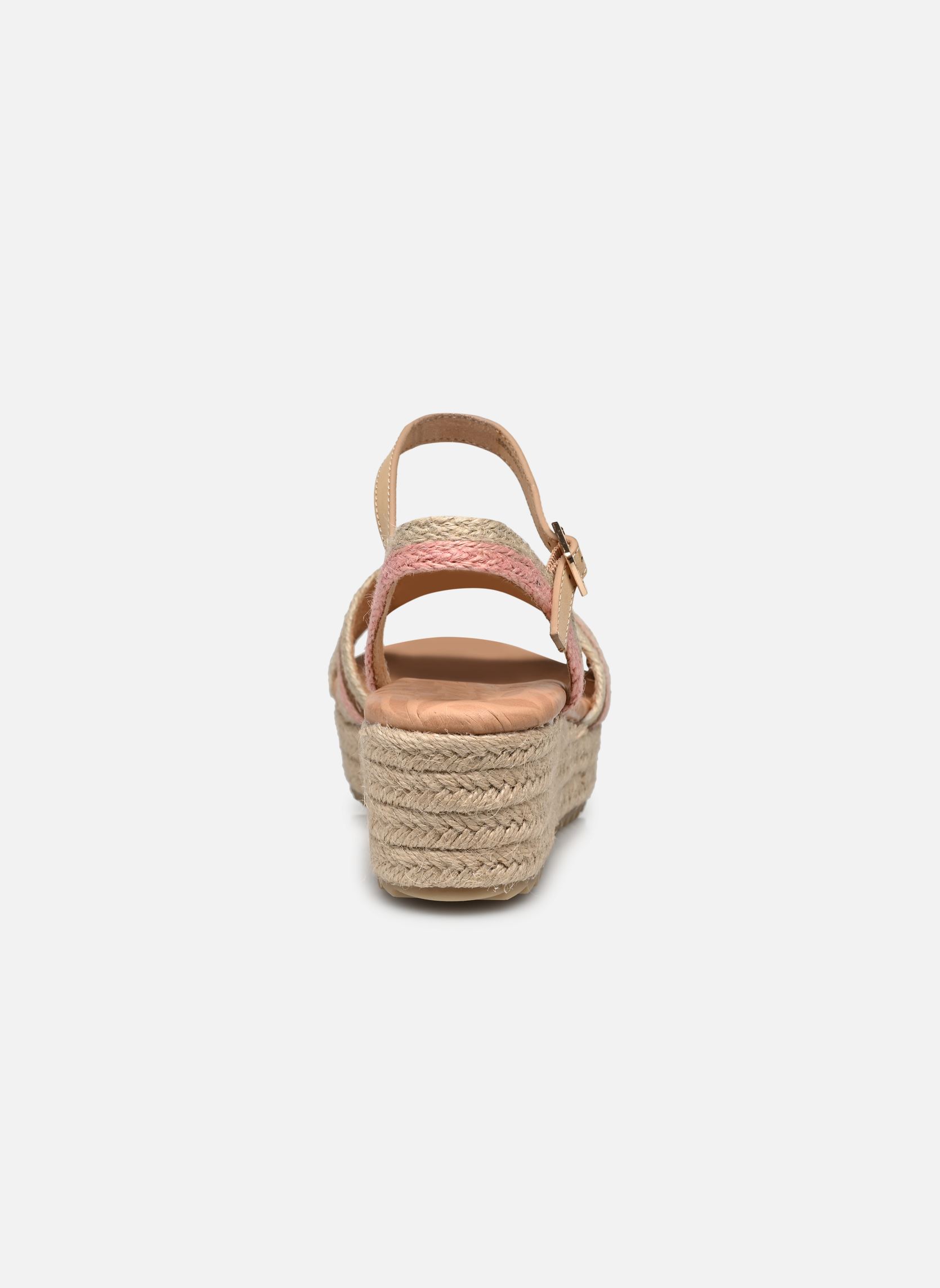 Keil- und Plateausandalen LITA 59553 damen mehrfarbig MTNG Keil- und Plateausandalen LITA 59553 damen mehrfarbig YUTE NATURAL / MAQUILLAJE / NU