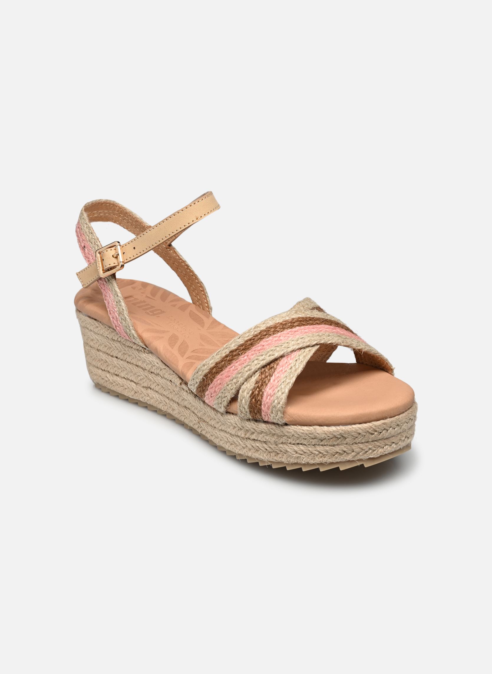 Keil- und Plateausandalen LITA 59553 damen mehrfarbig MTNG Keil- und Plateausandalen LITA 59553 damen mehrfarbig YUTE NATURAL / MAQUILLAJE / NU