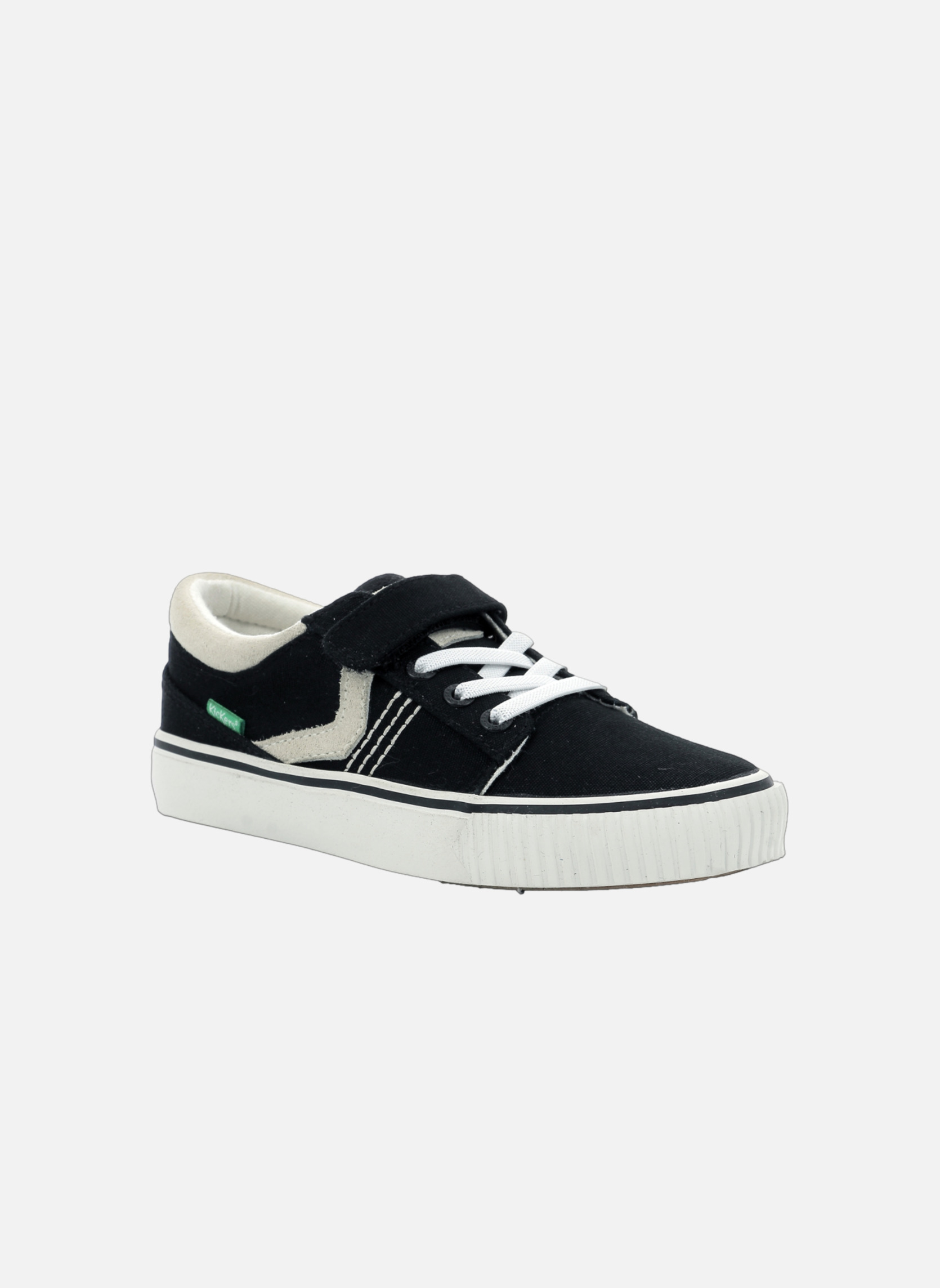 Kickers BTS 1 Babies Fille Noir Taille 35 - Chaussures Ville Confortables Et Stylées Scratch