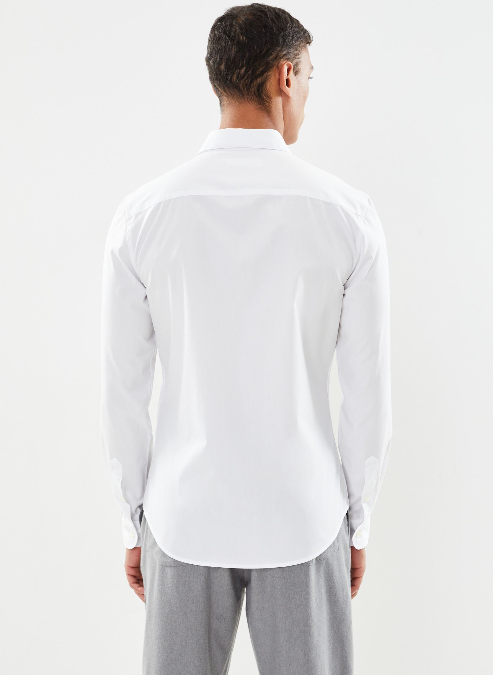Hemden BARRY2 heren wit Marvin&Co Hemden BARRY2 heren wit BLANC