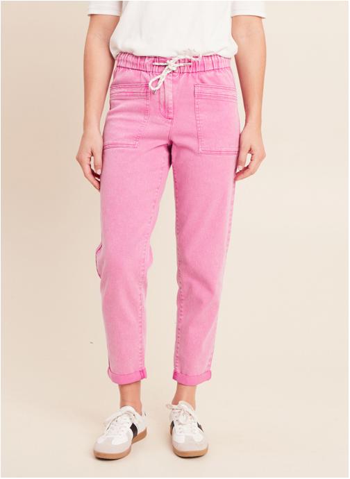 Bréal Jeans droit PEBATJ femme rose