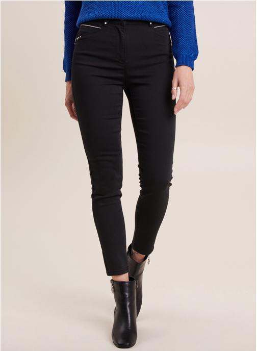 Bréal Pantalons droit PEJAZMAN femme noir