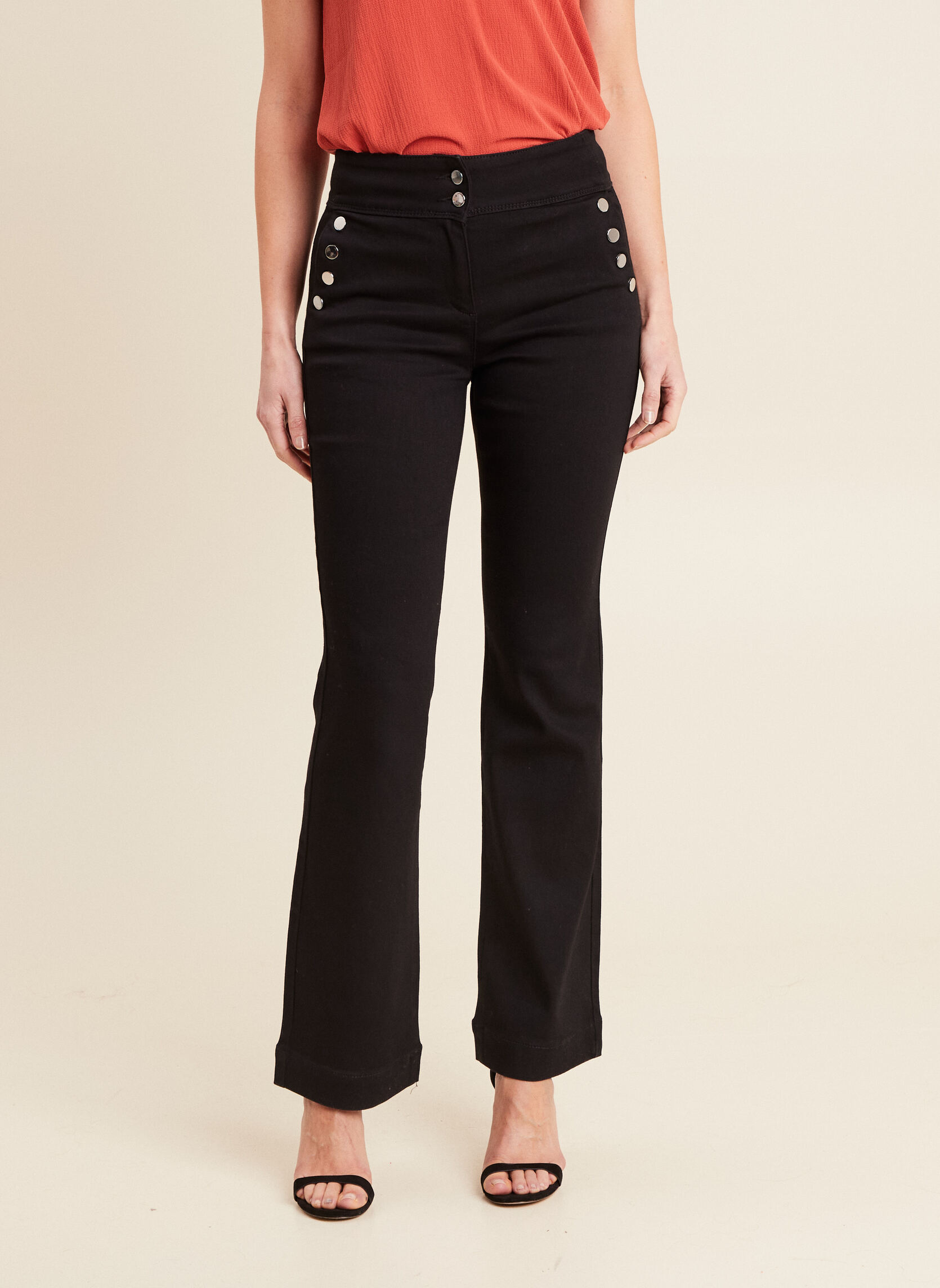 Pantalons droit PEVOILIERF femme noir Bréal Pantalons droit PEVOILIERF femme noir Noir