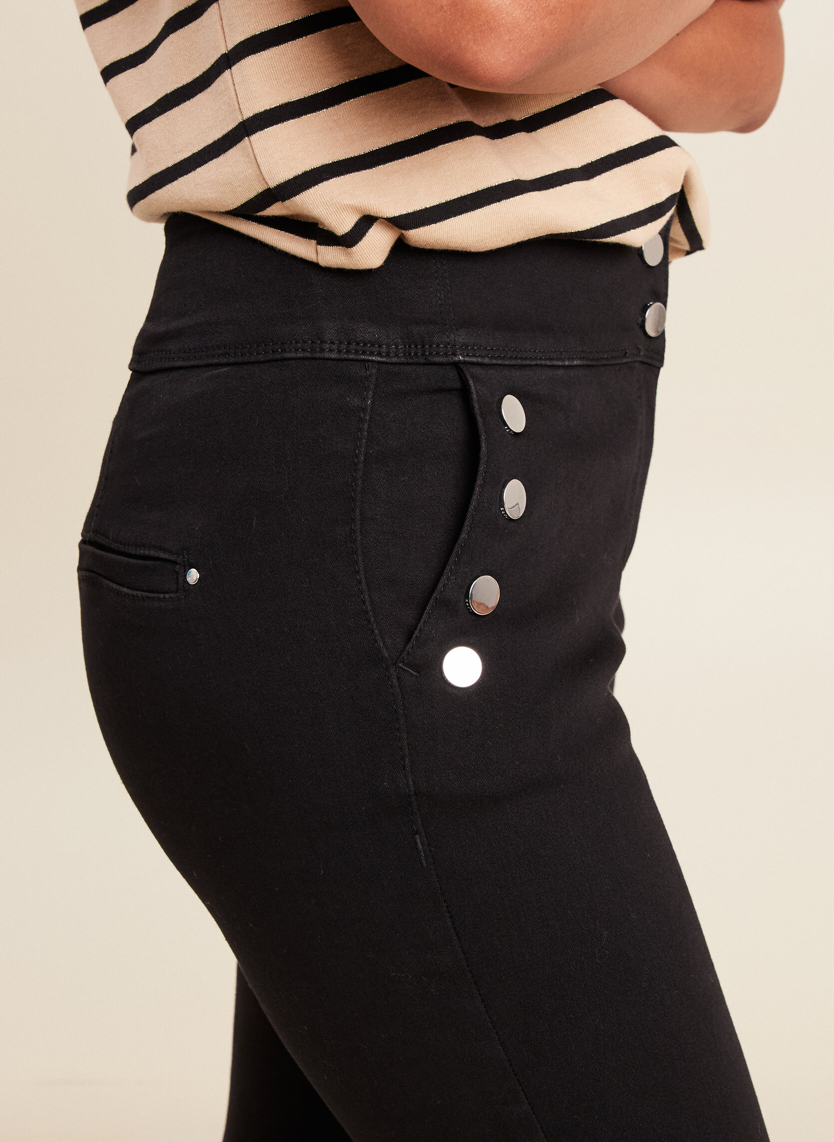 Pantalons droit PEVOILIERF femme noir Bréal Pantalons droit PEVOILIERF femme noir Noir