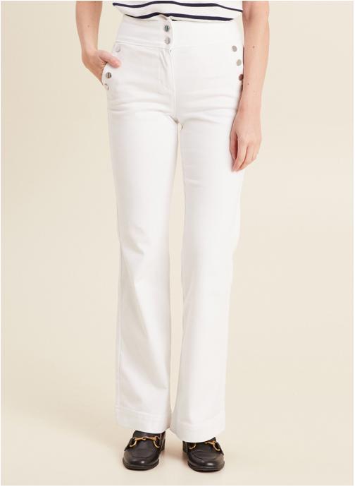 Bréal Pantalons droit PEVOILIERF femme beige