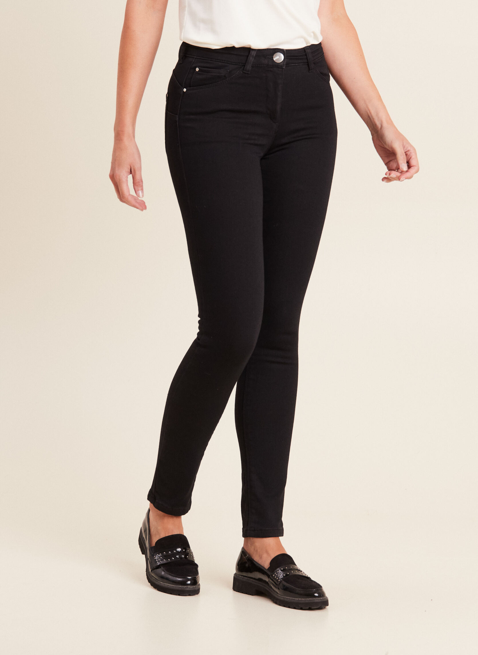 Pantalons droit PEWARMY femme noir Bréal Pantalons droit PEWARMY femme noir Noir