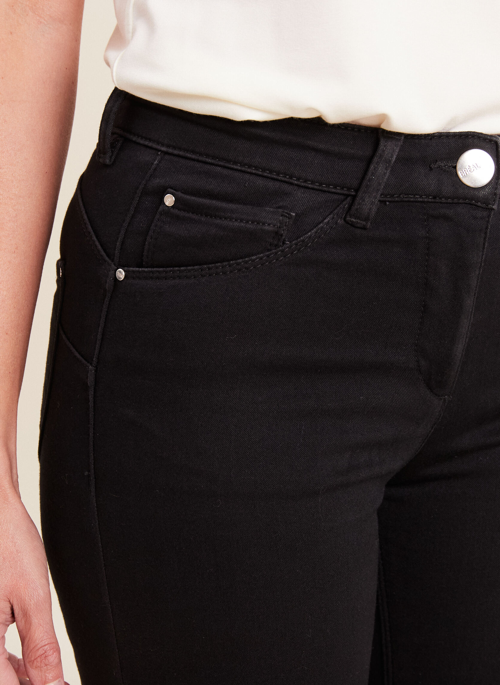Pantalons droit PEWARMY femme noir Bréal Pantalons droit PEWARMY femme noir Noir