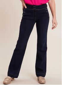 Jeans droit PEVOILIER femme bleu Bréal Jeans droit PEVOILIER femme bleu Bleu