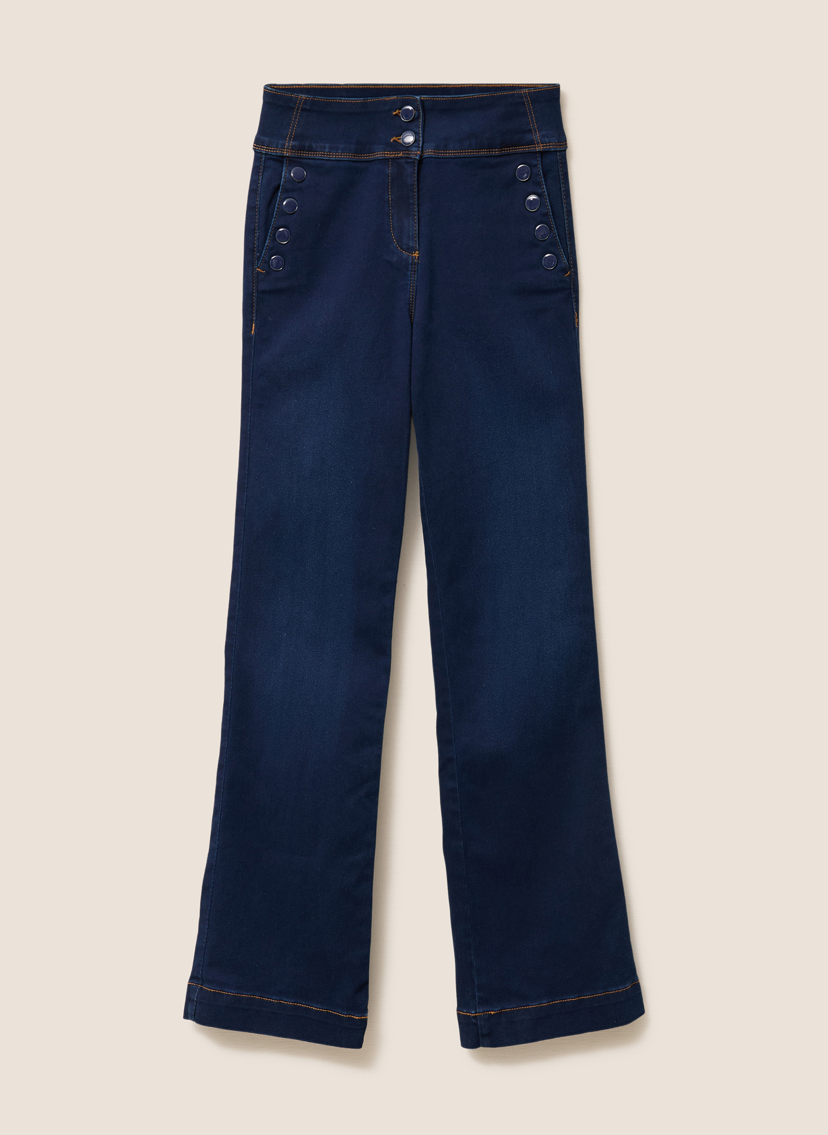Jeans droit PEVOILIER femme bleu Bréal Jeans droit PEVOILIER femme bleu Bleu