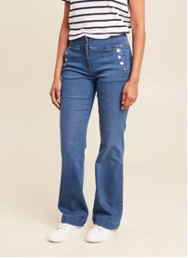 Jeans droit PEVOILIER femme bleu Bréal Jeans droit PEVOILIER femme bleu Bleu foncé