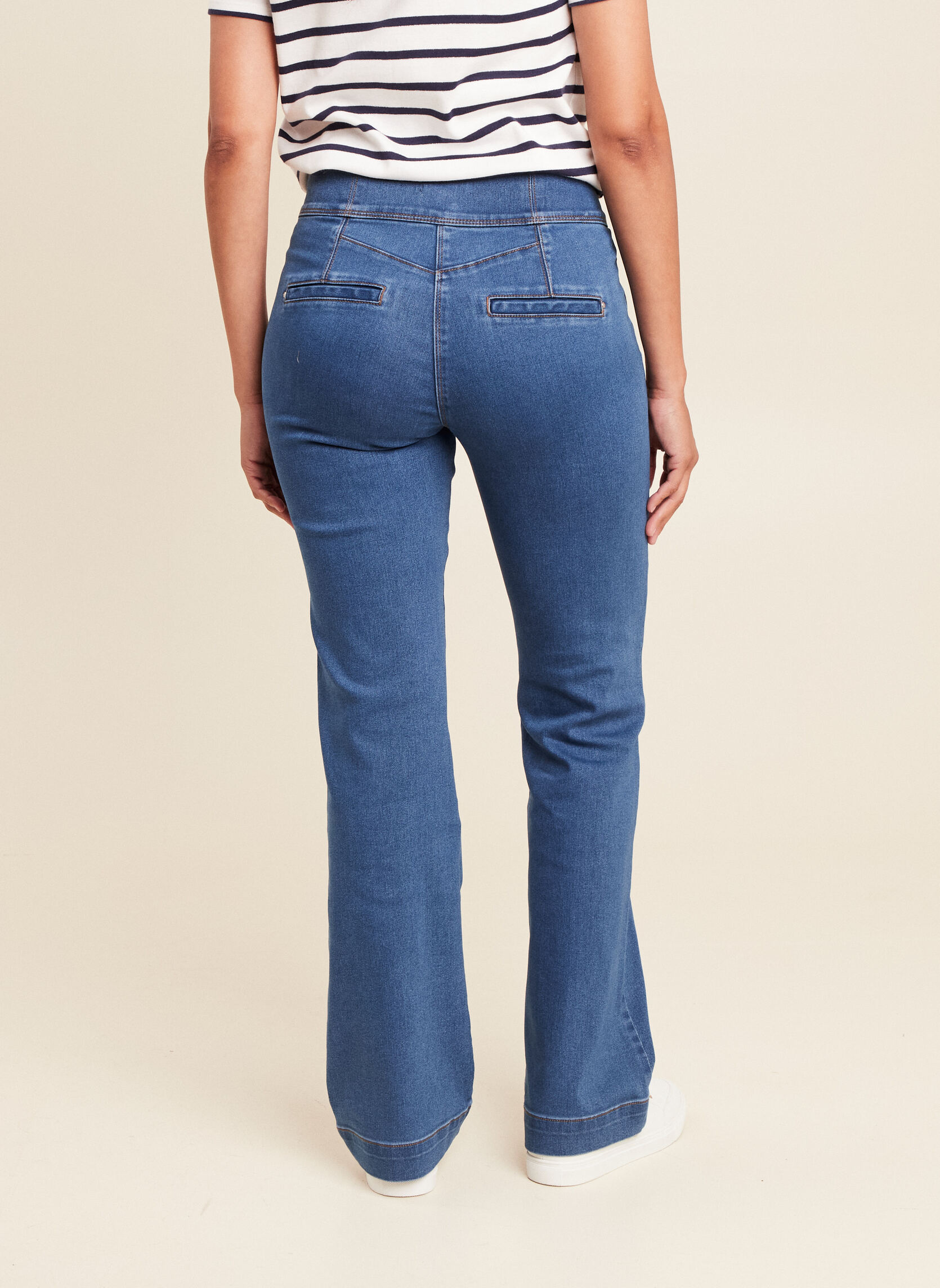 Jeans droit PEVOILIER femme bleu Bréal Jeans droit PEVOILIER femme bleu Bleu foncé