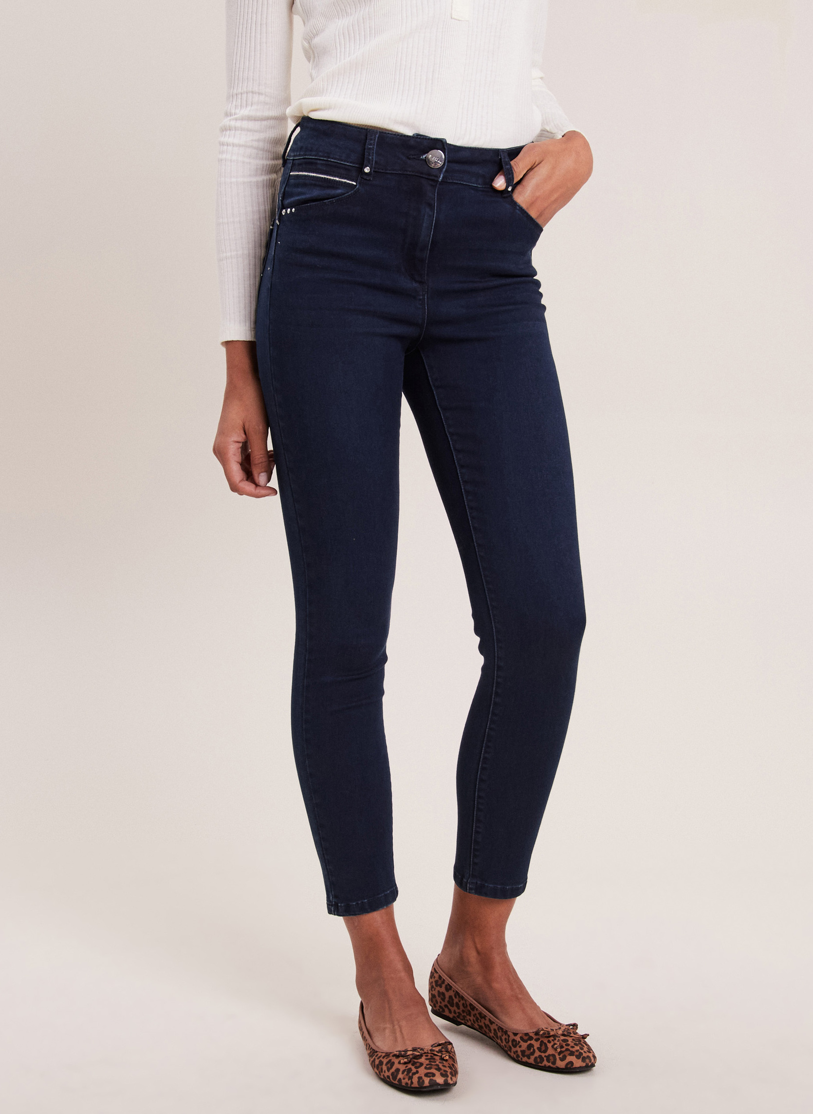 Jeans droit PEJAZMANJ femme bleu Bréal Jeans droit PEJAZMANJ femme bleu Bleu