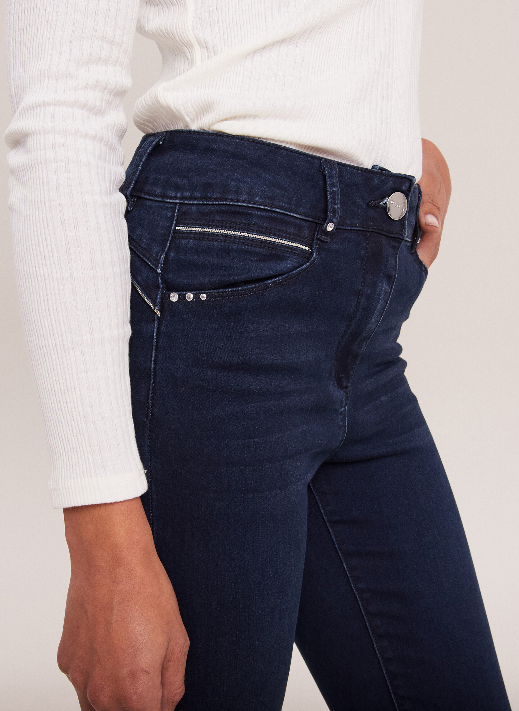 Jeans droit PEJAZMANJ femme bleu Bréal Jeans droit PEJAZMANJ femme bleu Bleu