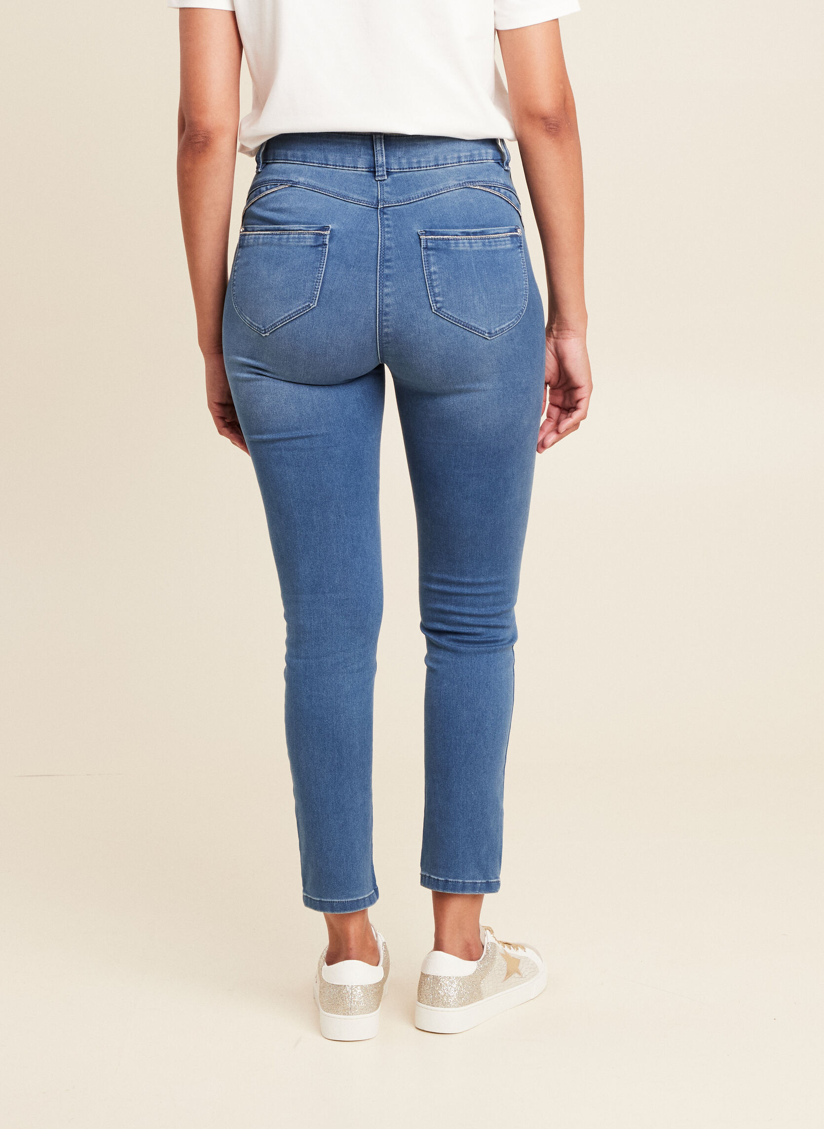 Jeans droit PEJAZMANJ femme bleu Bréal Jeans droit PEJAZMANJ femme bleu Bleu marine