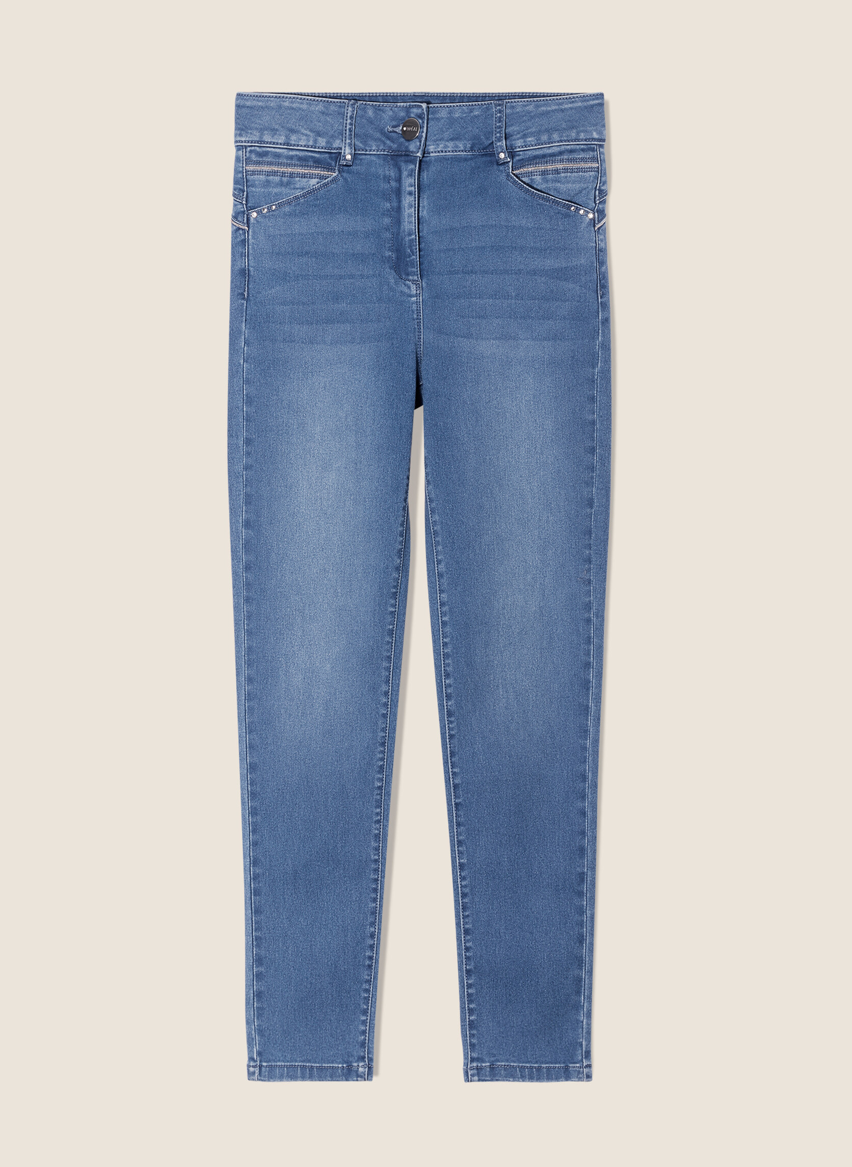 Jeans droit PEJAZMANJ femme bleu Bréal Jeans droit PEJAZMANJ femme bleu Bleu marine
