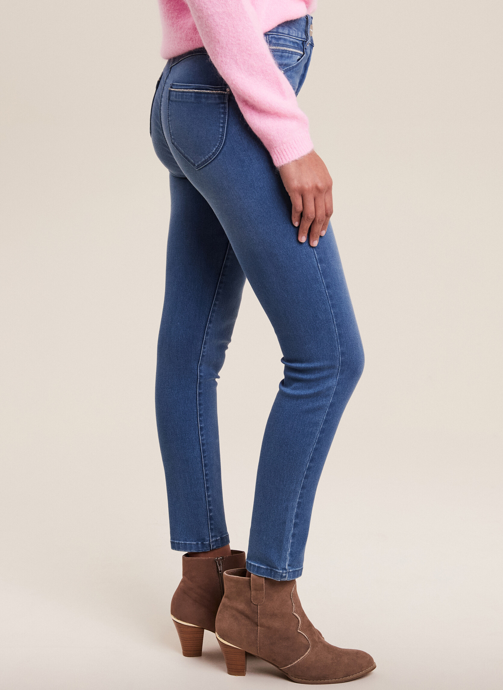Jeans droit PEJAZMANJ femme bleu Bréal Jeans droit PEJAZMANJ femme bleu Bleu marine
