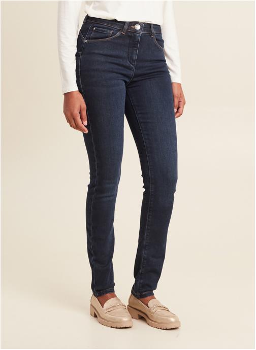Bréal Jeans droit PEWARMYJ femme bleu