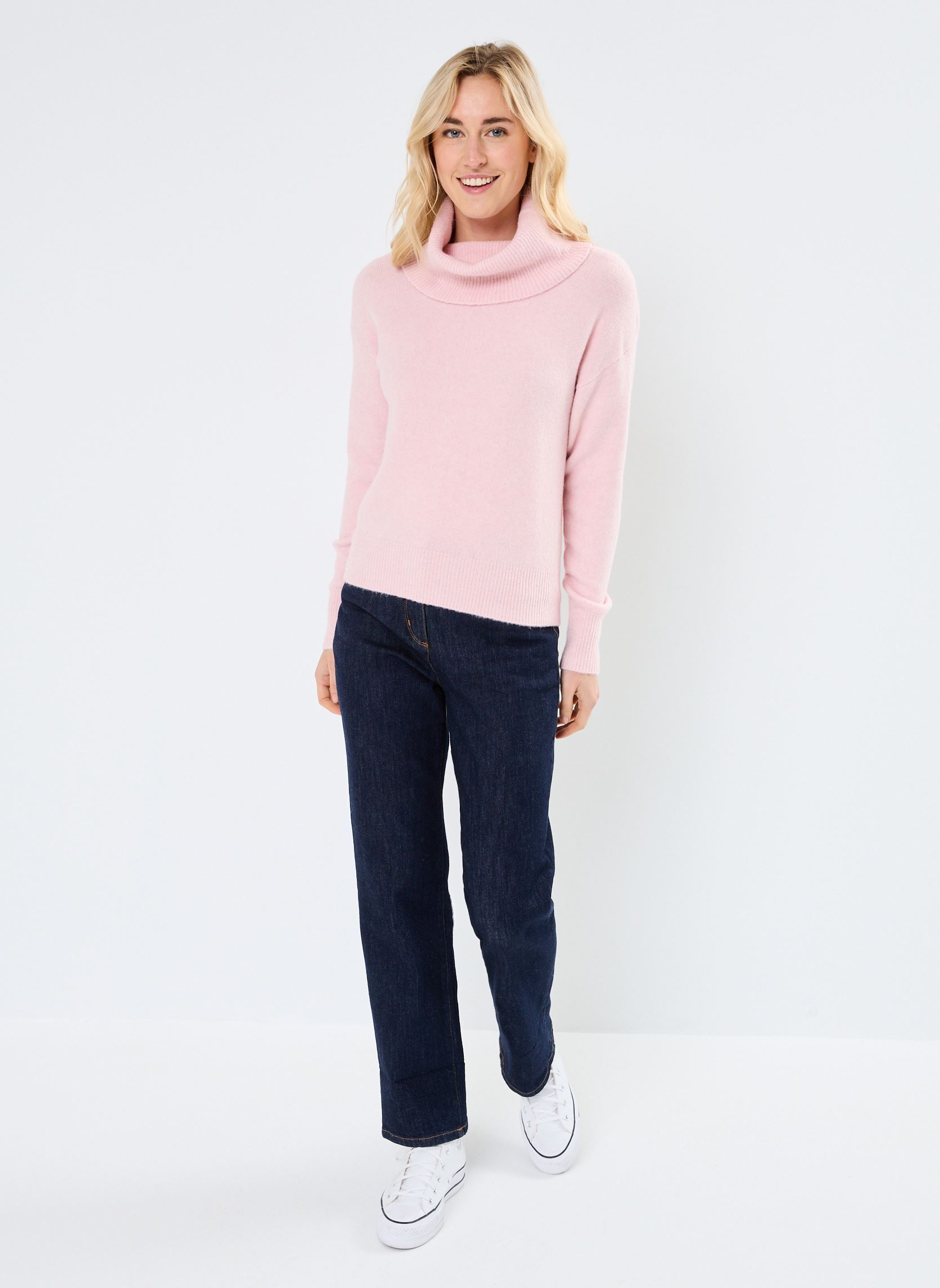 Pullover MROULIA damen rosa MADE BY Pullover MROULIA damen rosa PALE MAUVE