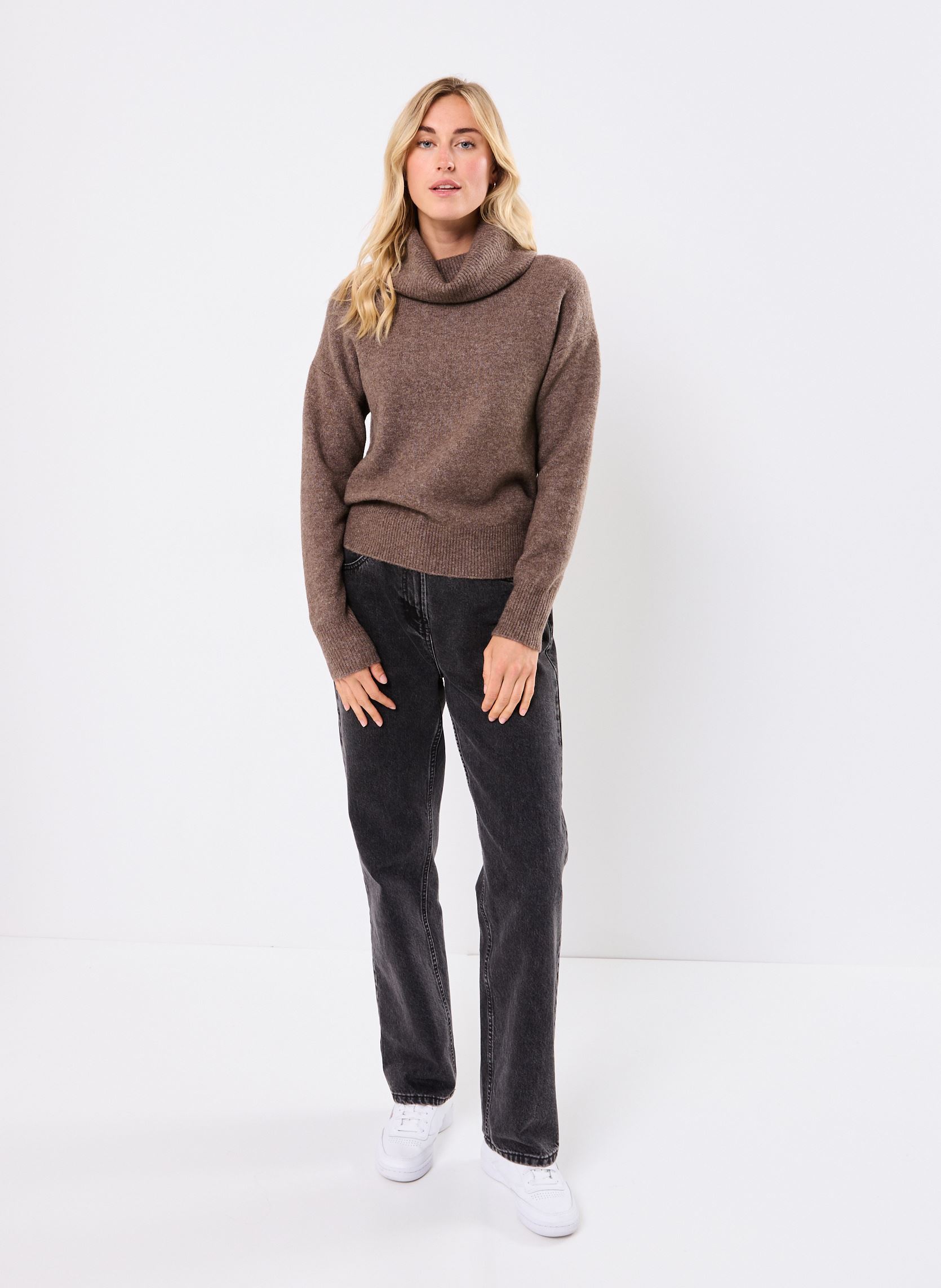 Pullover MROULIA damen braun MADE BY Pullover MROULIA damen braun MARRON