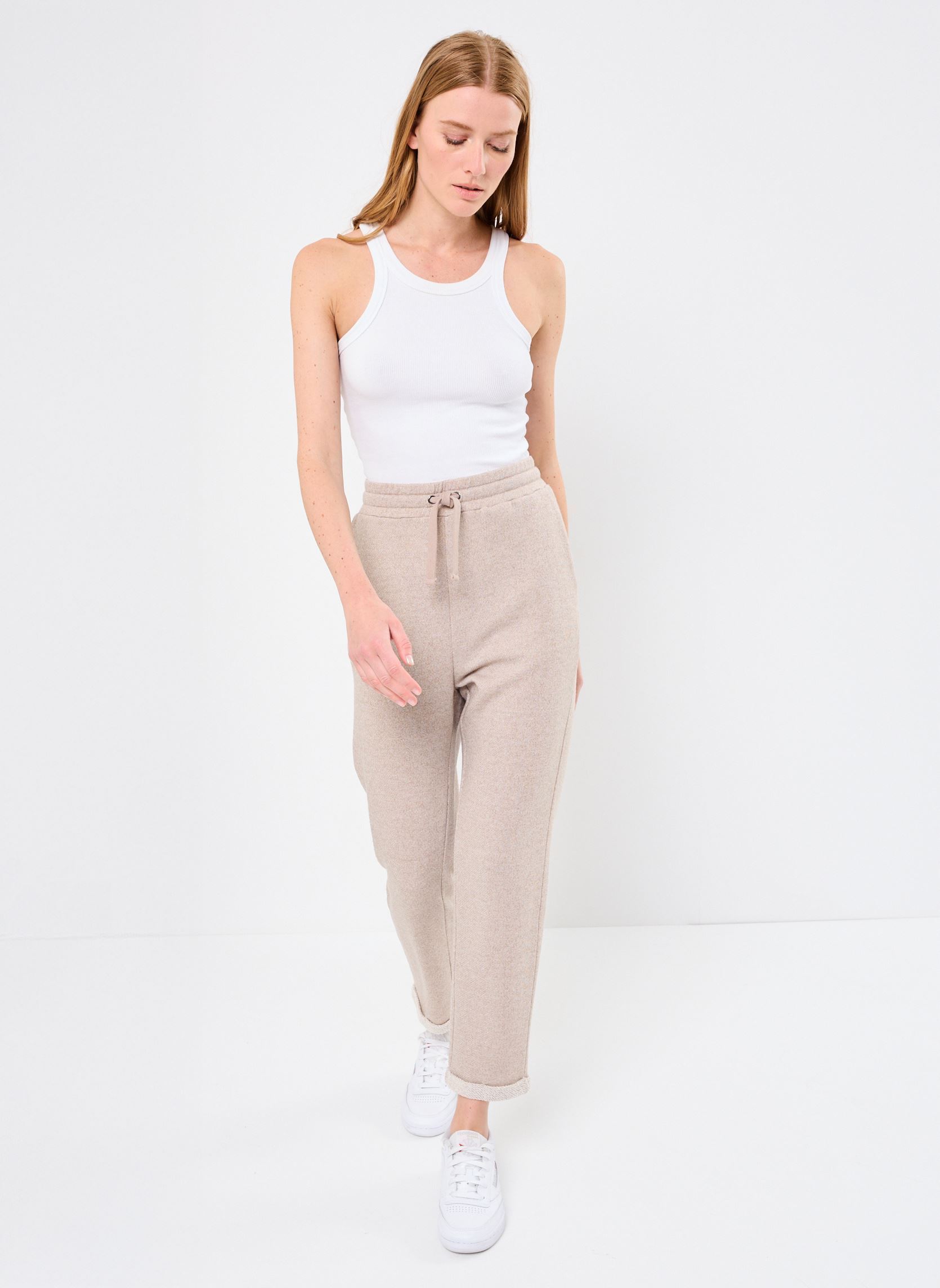 Bas de jogging PJOGGY2 jogging femme beige MADE BY Bas de jogging PJOGGY2 jogging femme beige BEIGE CHINÉ