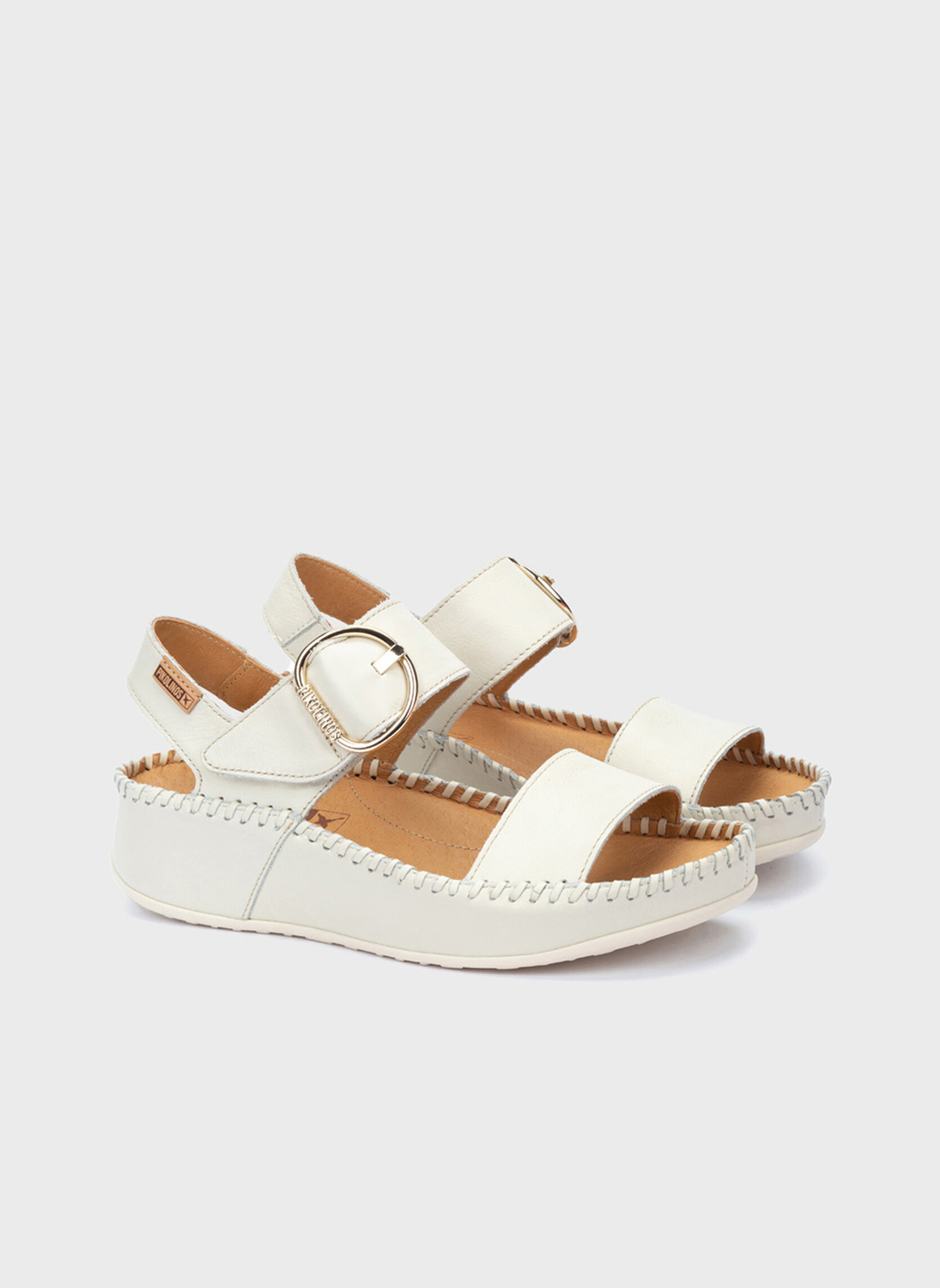 Sandales Sandales à semelles compensées cuir MARINA femme blanc Pikolinos Sandales Sandales à semelles compensées cuir MARINA femme blanc Blanc