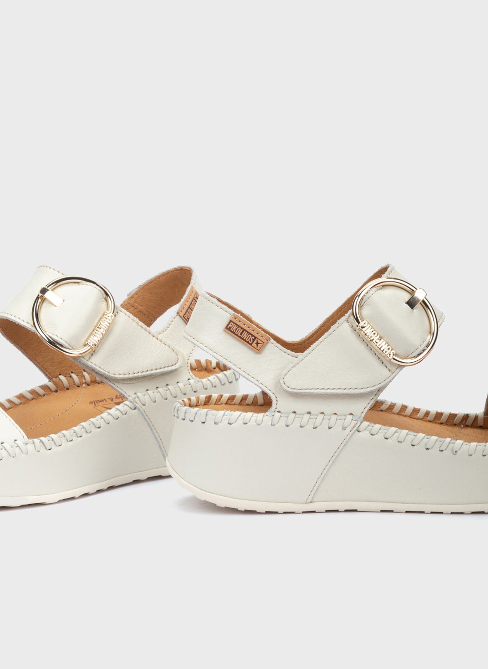 Sandales Sandales à semelles compensées cuir MARINA femme blanc Pikolinos Sandales Sandales à semelles compensées cuir MARINA femme blanc Blanc