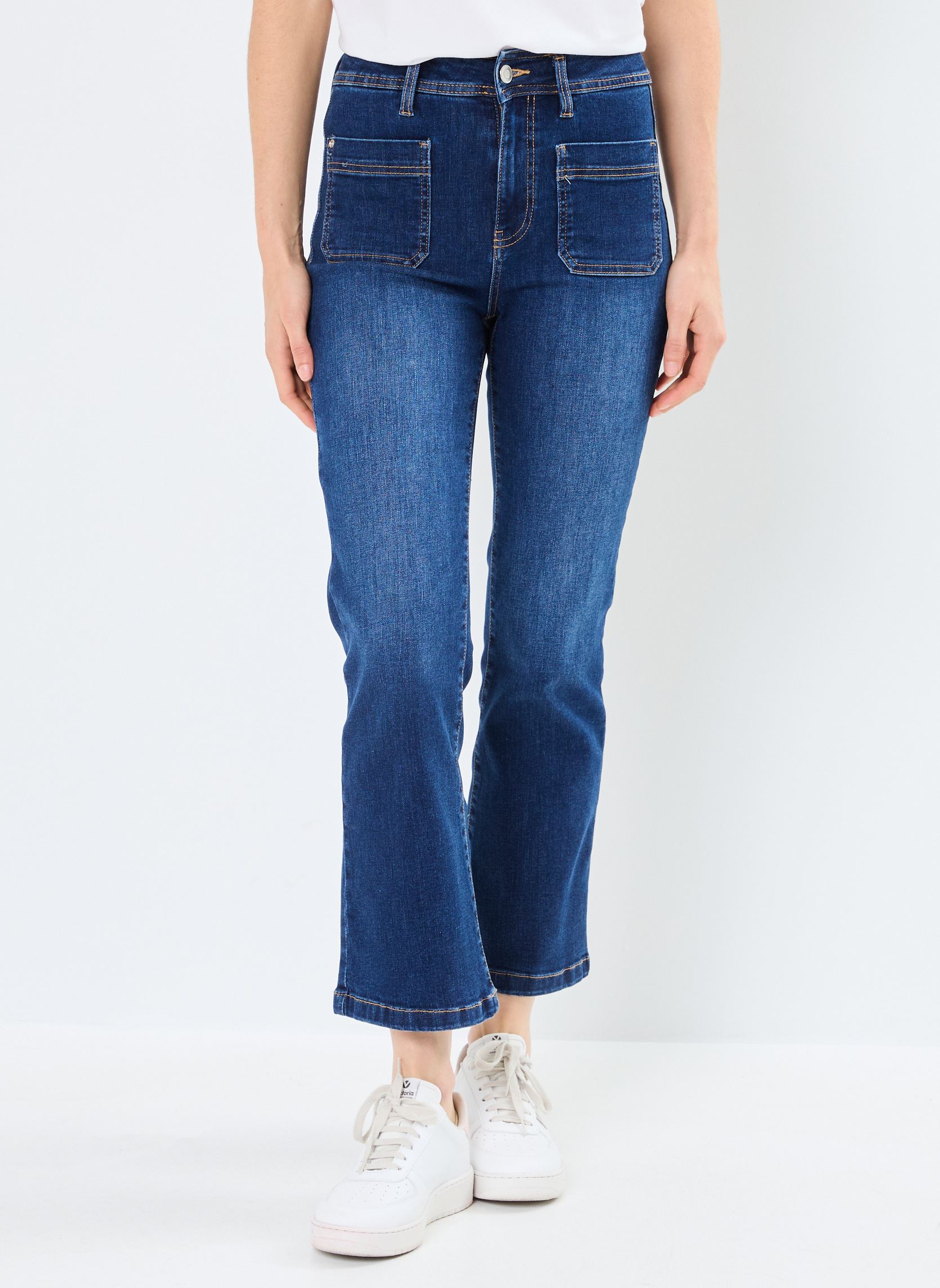 Flared jeans PBOBBY dames blauw Georgia Rose Flared jeans PBOBBY dames blauw DENIM BRUT