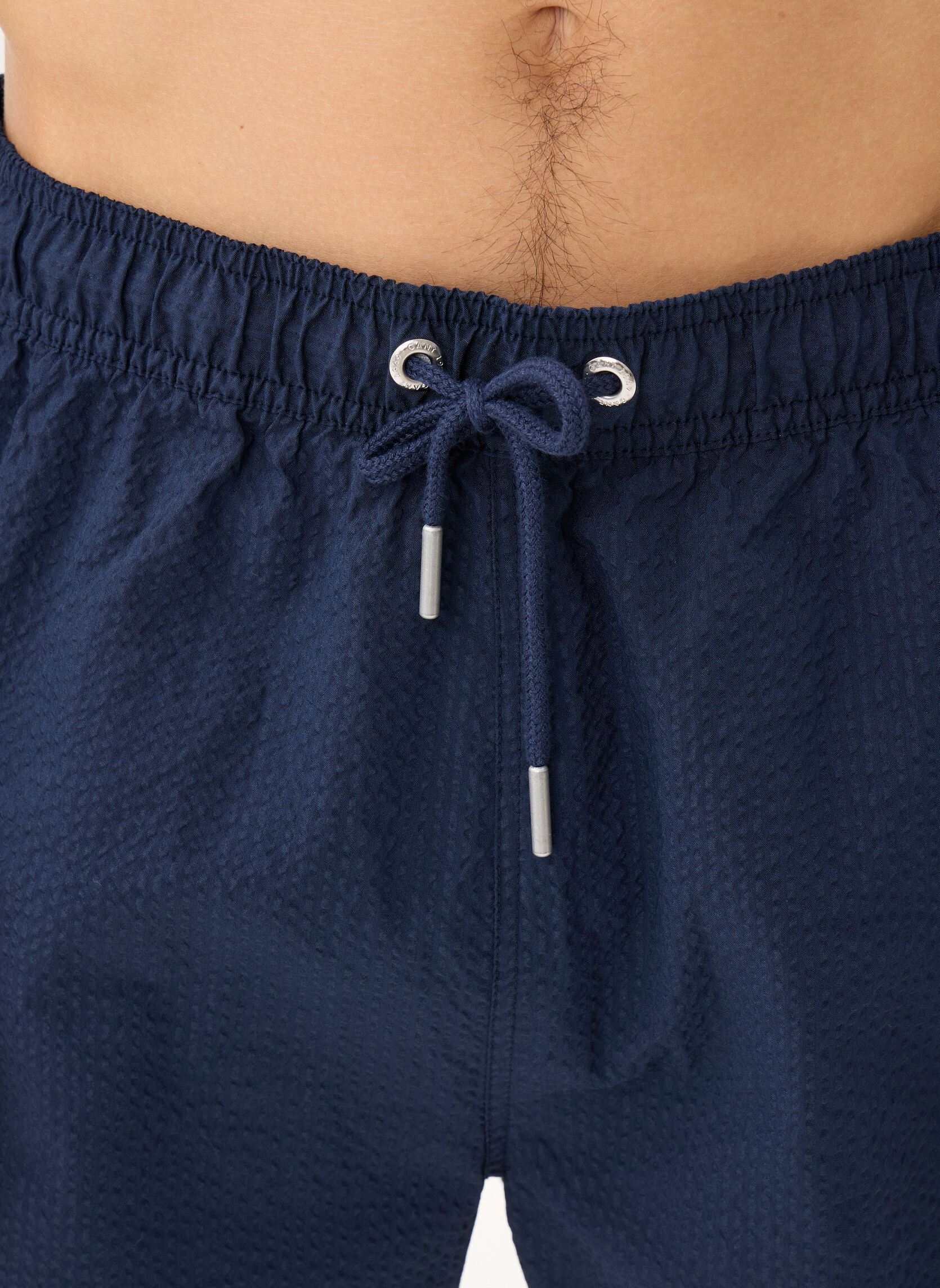 Shorts de bain Seersucker Swim Shorts homme bleu GANT Shorts de bain Seersucker Swim Shorts homme bleu MARINE