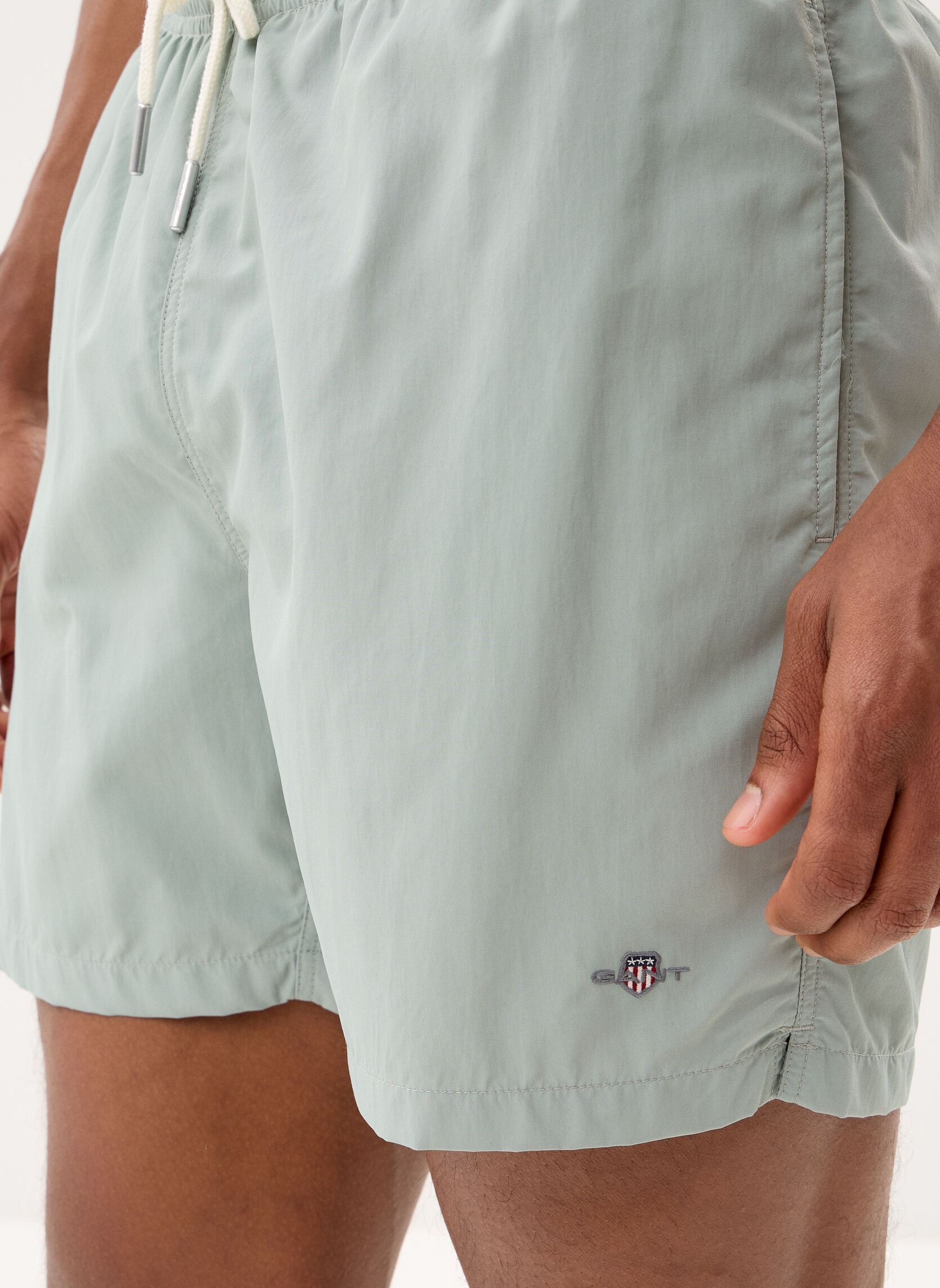 Zwemshorts Swim Shorts heren grijs GANT Zwemshorts Swim Shorts heren grijs CERAMIC GREY
