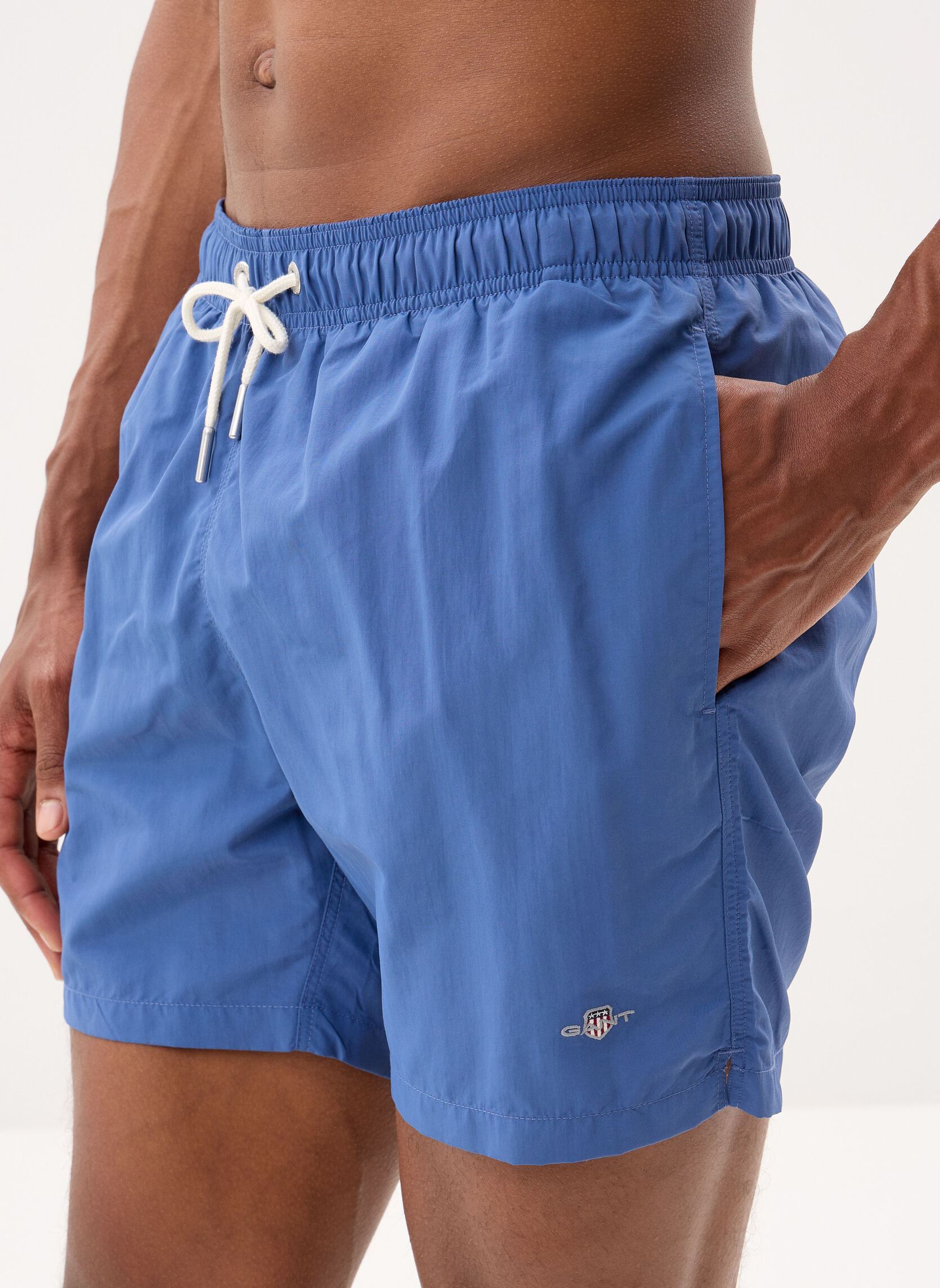 Zwemshorts Swim Shorts heren blauw GANT Zwemshorts Swim Shorts heren blauw VINTAGE BLUE