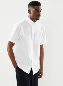 Chemises Reg Poplin Ss Shirt homme bleu