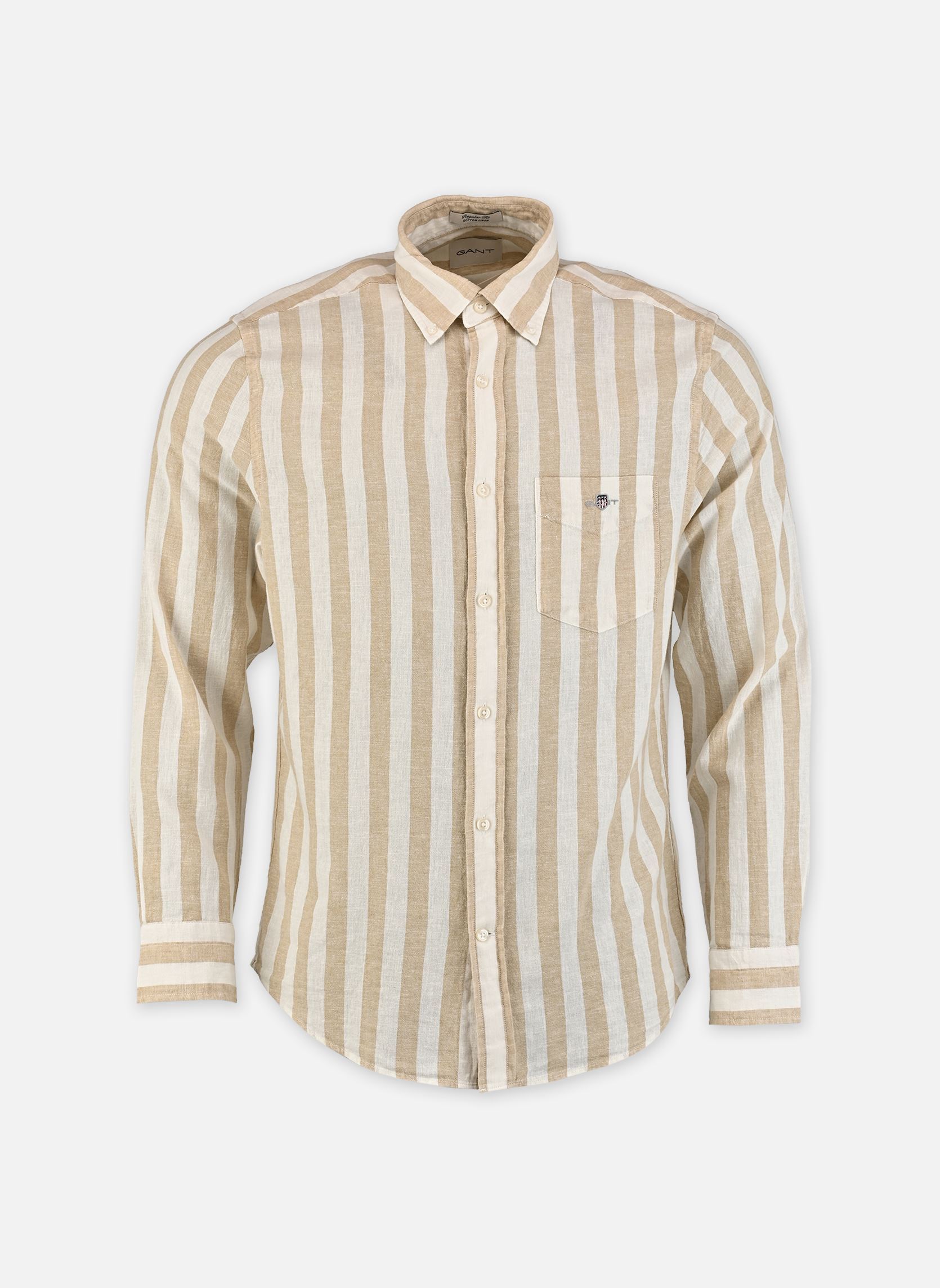 Chemise Gant Cotton Linen Chemise Rayures EU - vue 6