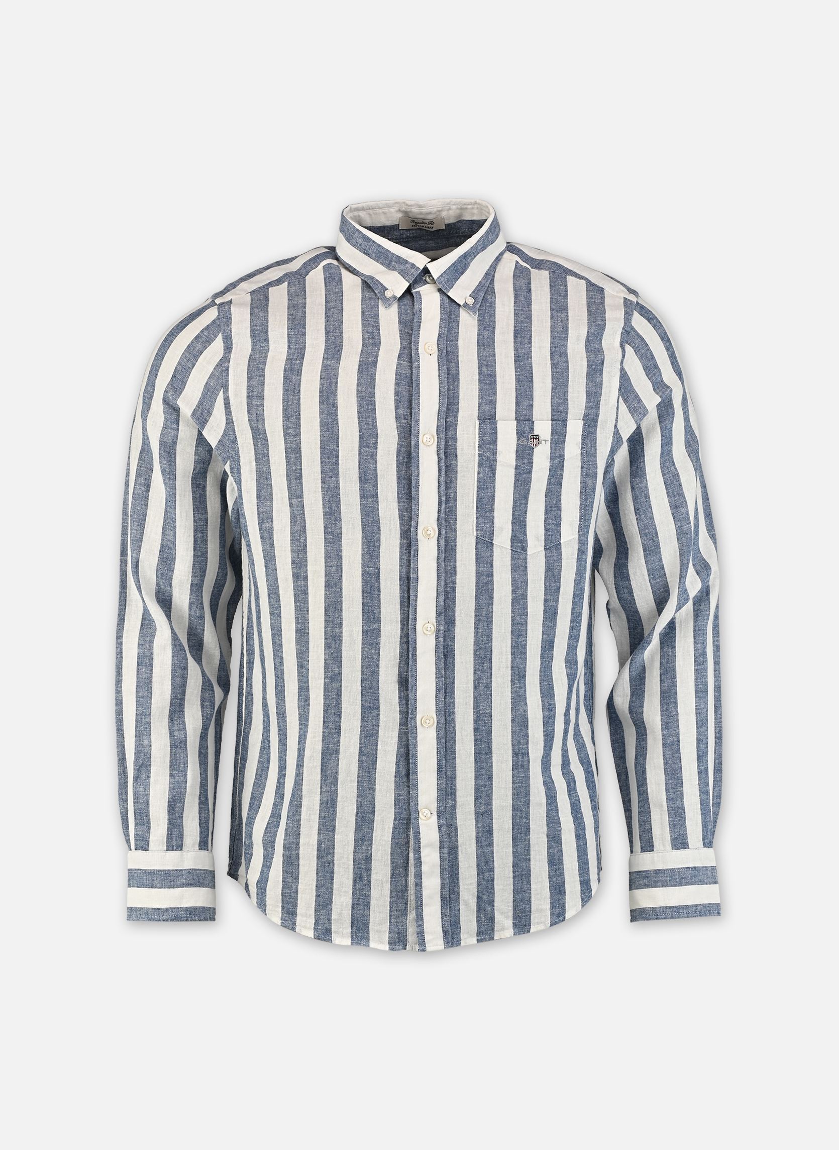 Chemise Gant Cotton Linen Chemise Rayures EU - vue 2