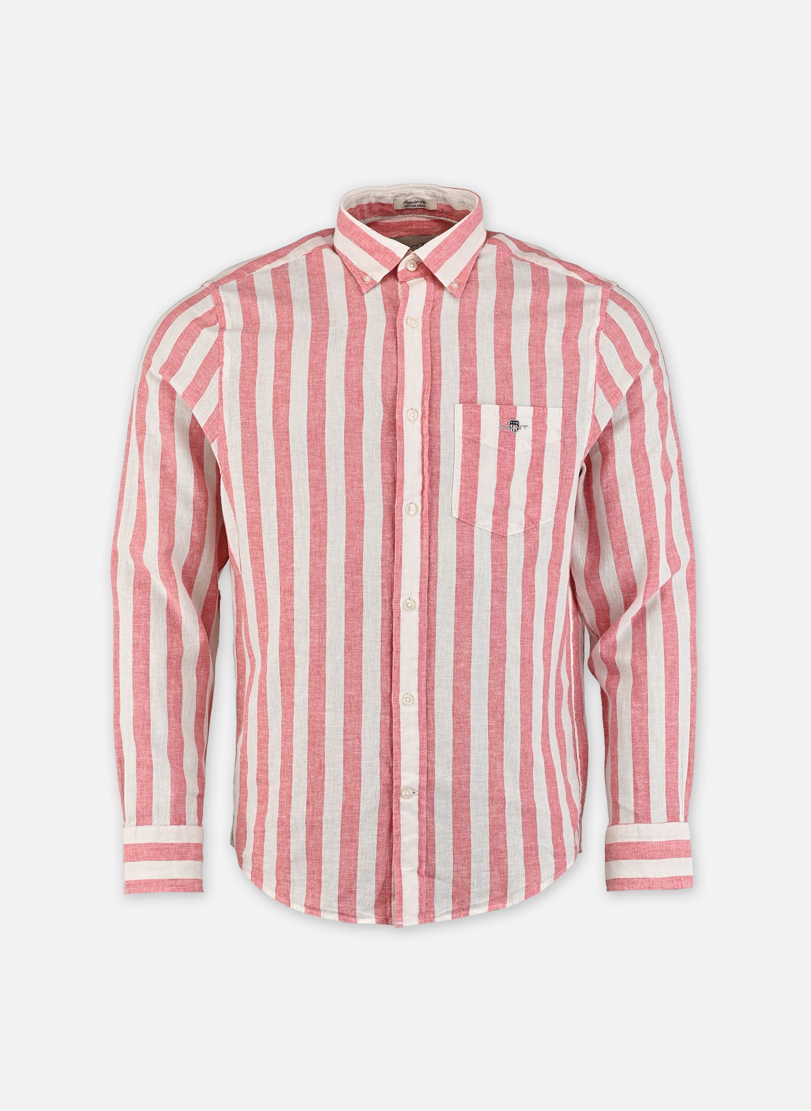 Chemise Gant Cotton Linen Chemise Rayures EU - vue 4