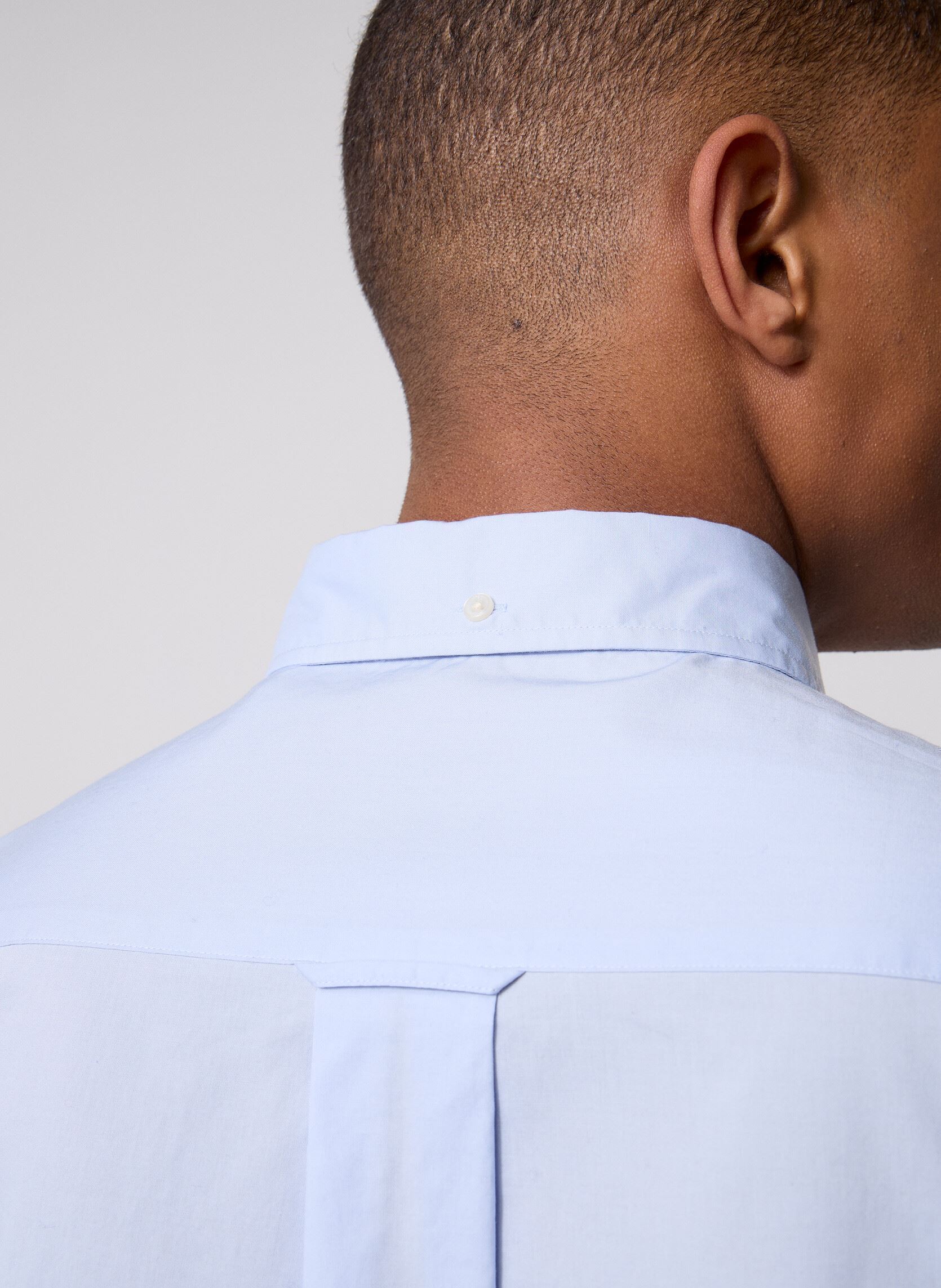 Hemden Reg Poplin Shirt heren blauw GANT Hemden Reg Poplin Shirt heren blauw BLEU CLAIR