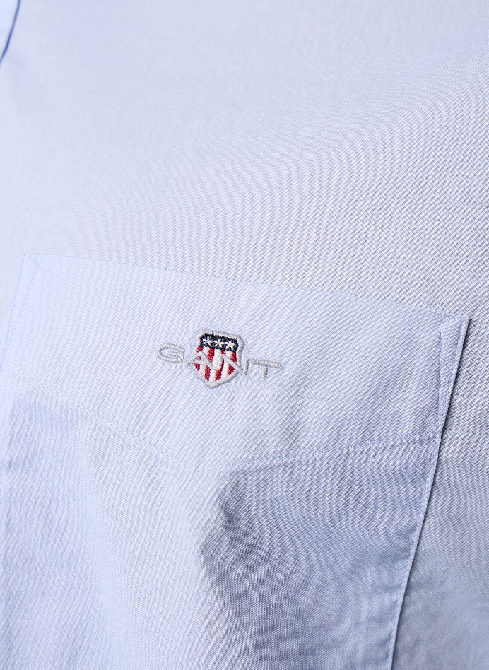 Hemden Reg Poplin Shirt heren blauw GANT Hemden Reg Poplin Shirt heren blauw BLEU CLAIR