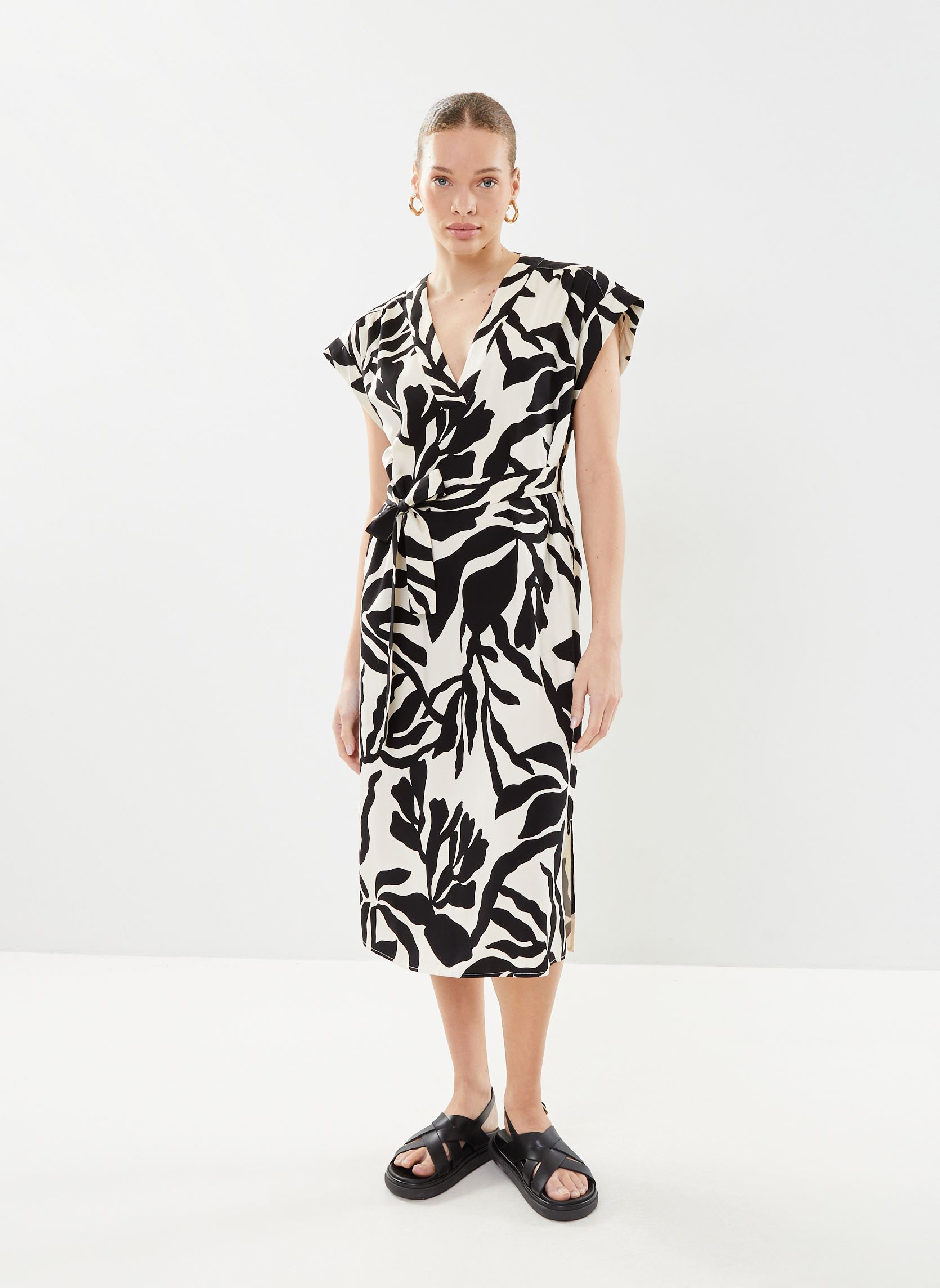 Vêtements GANT Rel Palm Print Ss Dress pour Accessoires