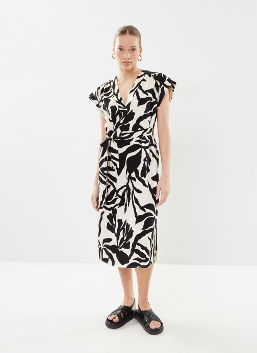 GANT Robes Rel Palm Print Ss Dress femme multicolore