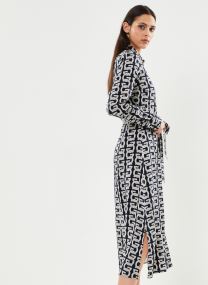 Robes longues Slim G Pattern Shirt Dress femme bleu GANT Robes longues Slim G Pattern Shirt Dress femme bleu BLEU NUIT