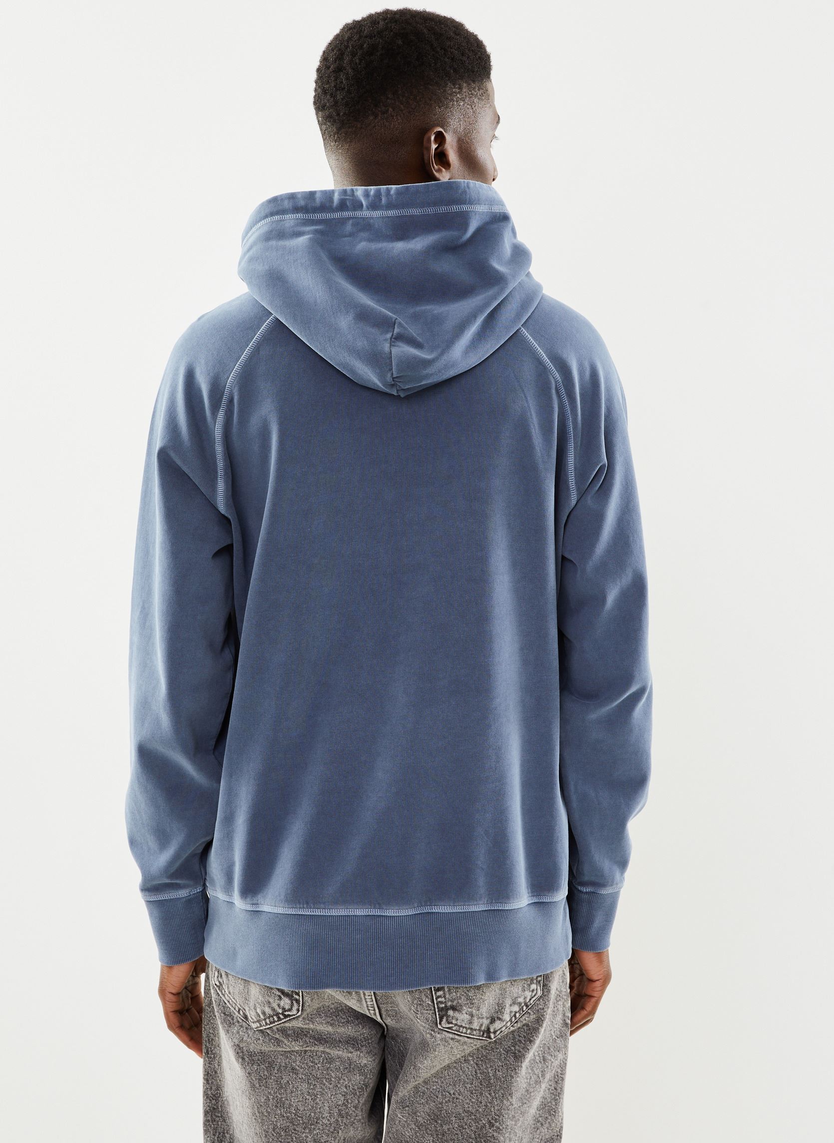 Kapuzenpullover Sunfaded Hoodie herren blau GANT Kapuzenpullover Sunfaded Hoodie herren blau BLEU OMBRAGE